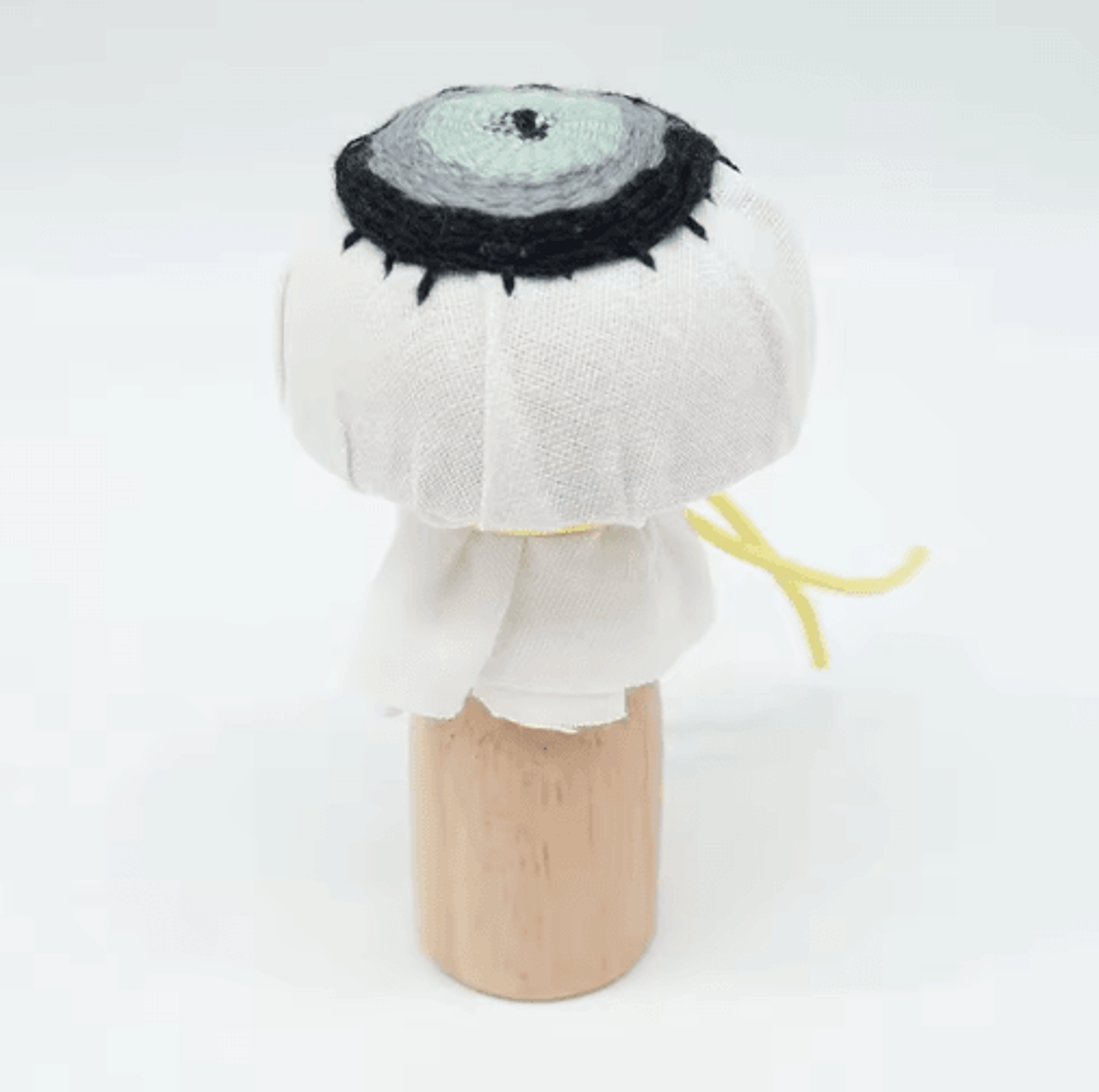 wooden mushroom darner for socks & fabric repair