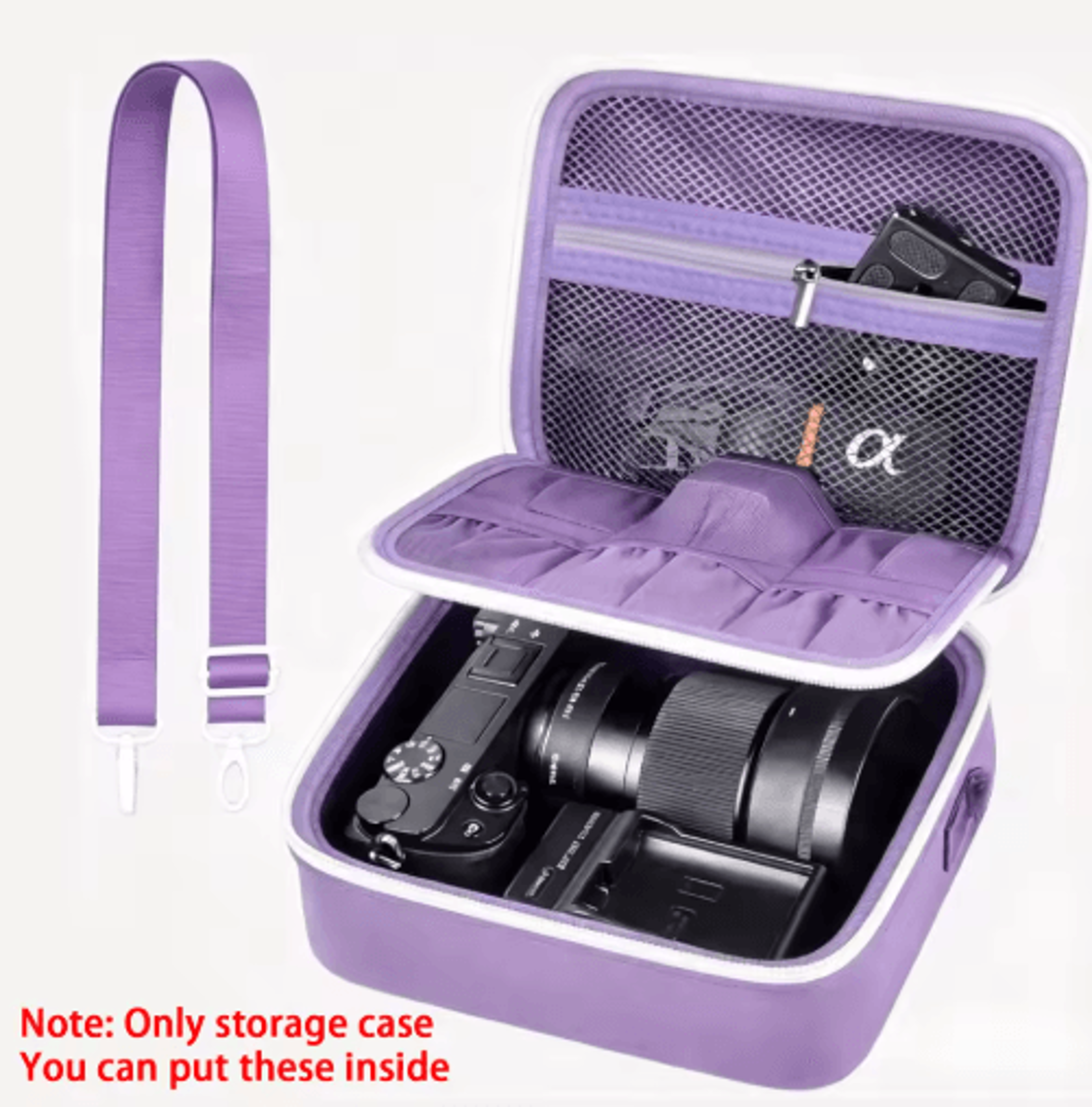 Hard Camera Case For Sony ZVE10  Alpha Cameras 3