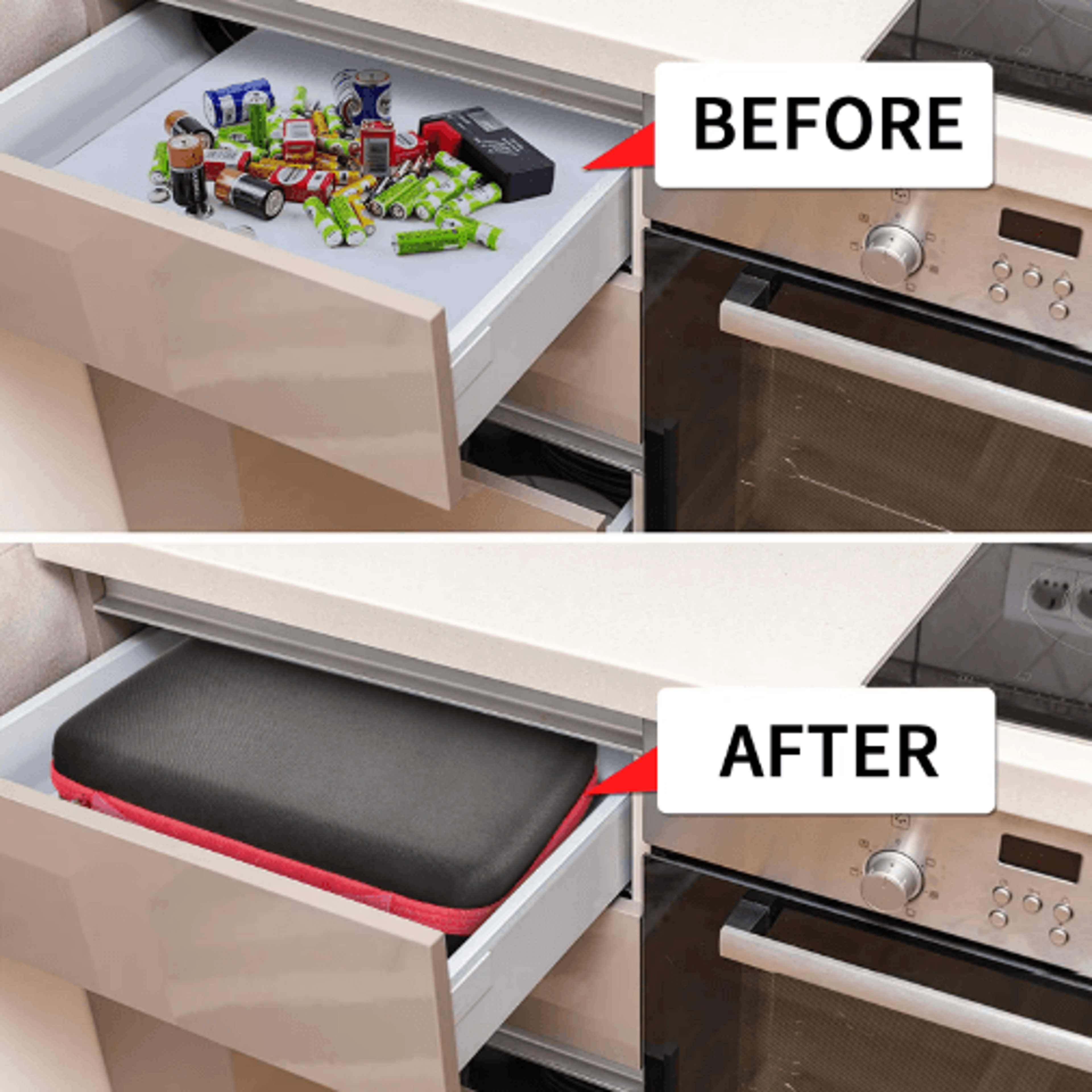 150 Battery Organizer Case With Tester 10