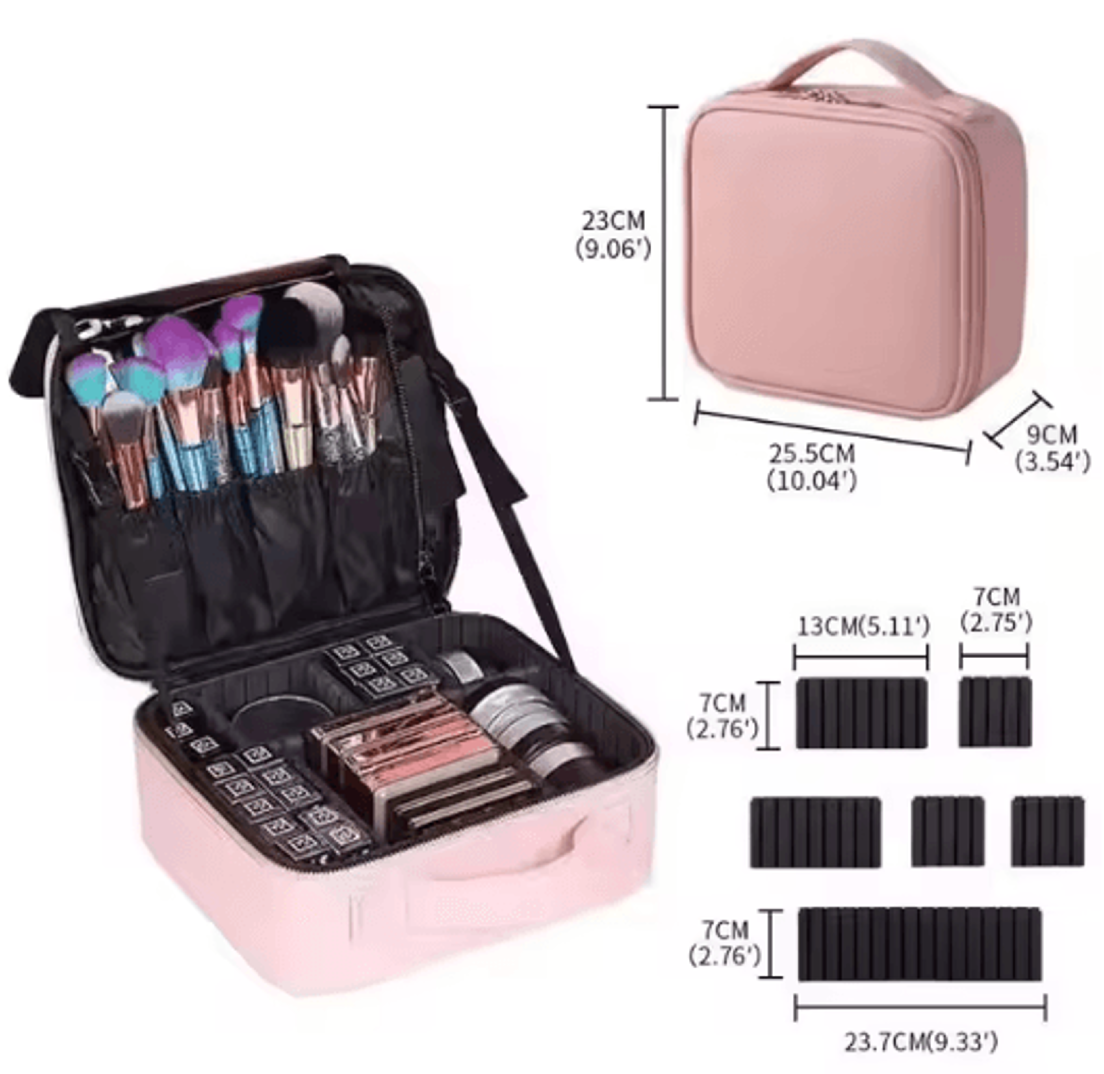 MultiFunctional Portable Travel Makeup Organizer 4