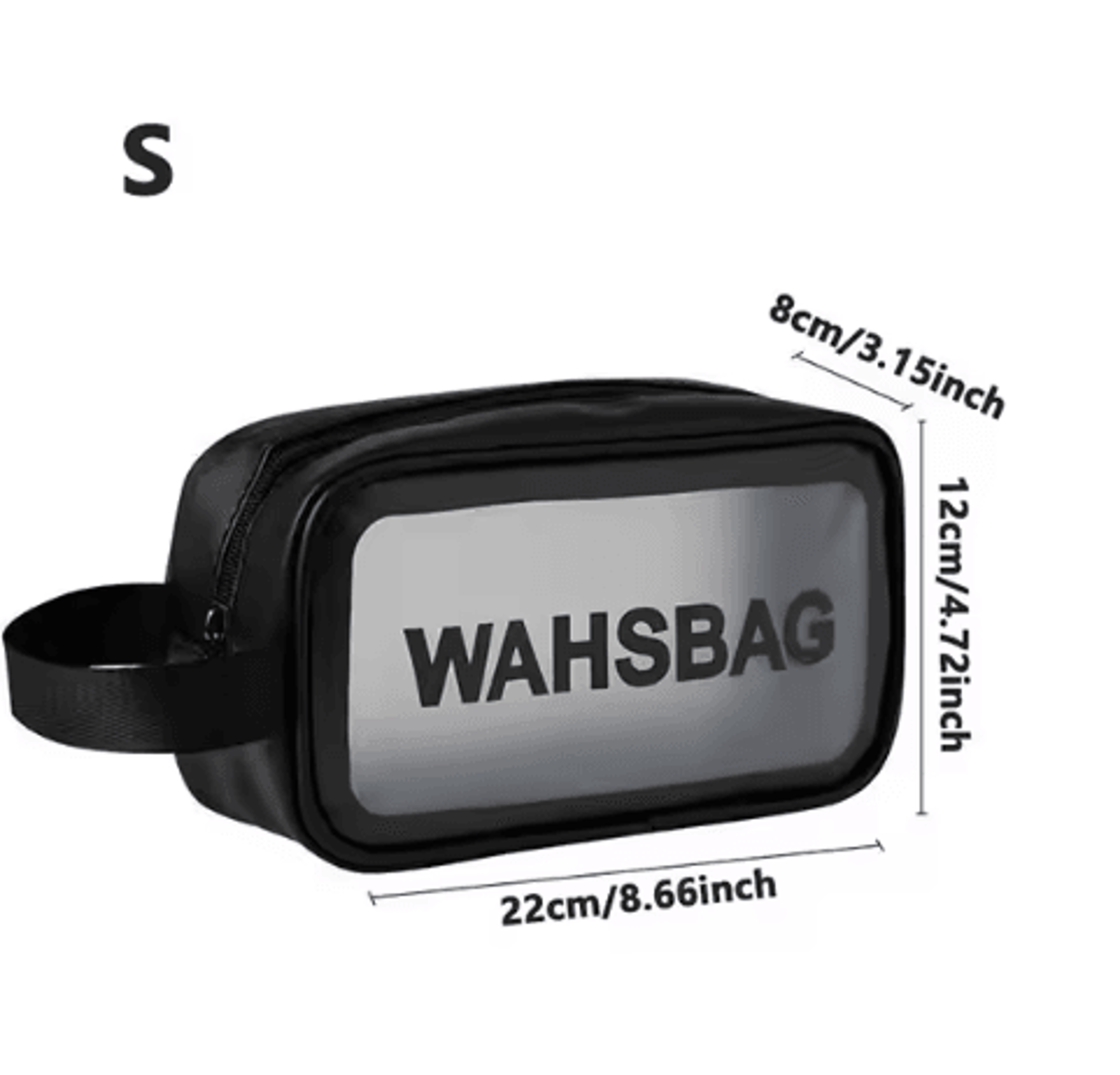 Transparent Waterproof Travel Makeup  Toiletry Bag 12