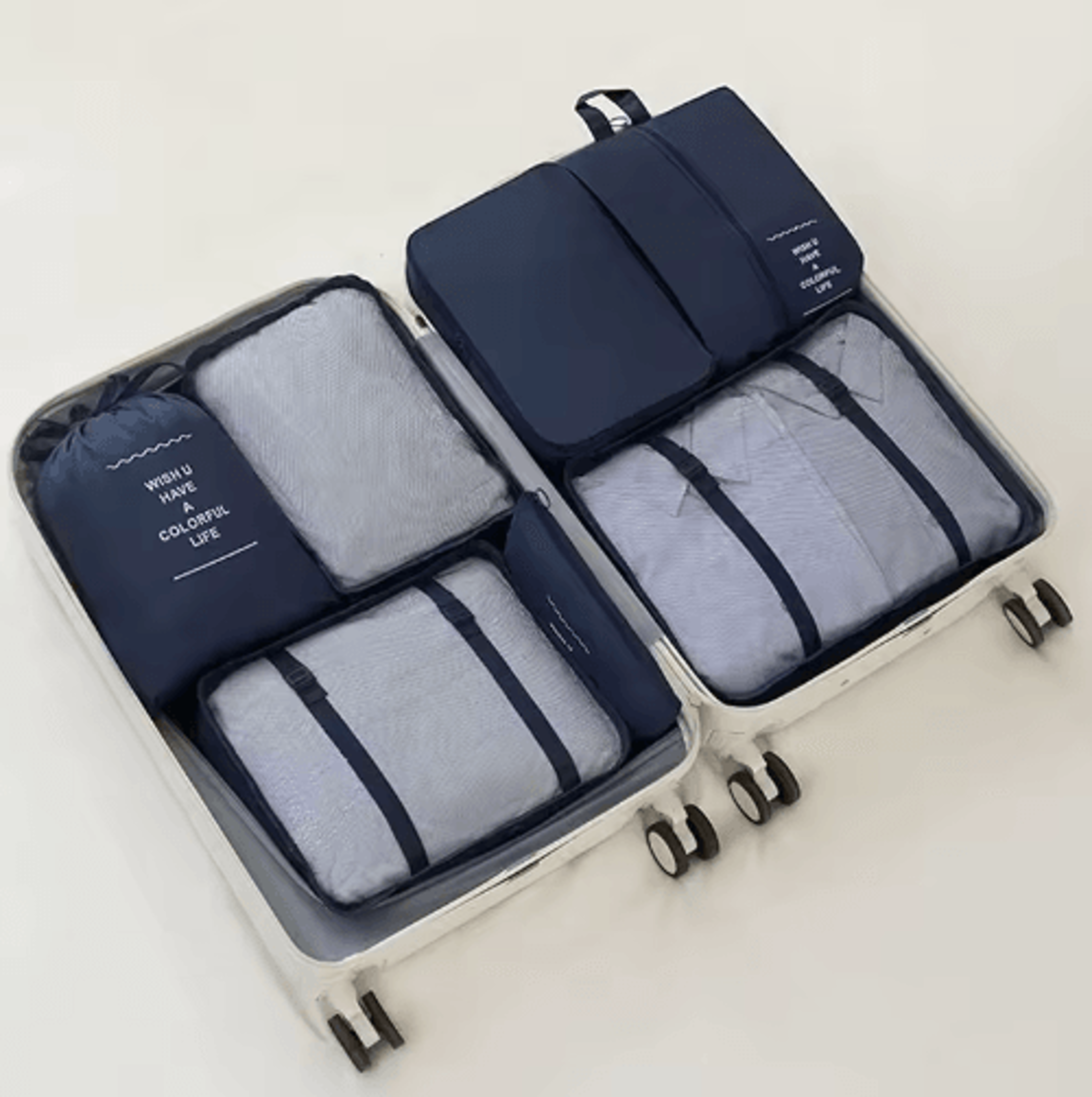 7PCS Travel Packing Cubes  Luggage Organizer Set 14