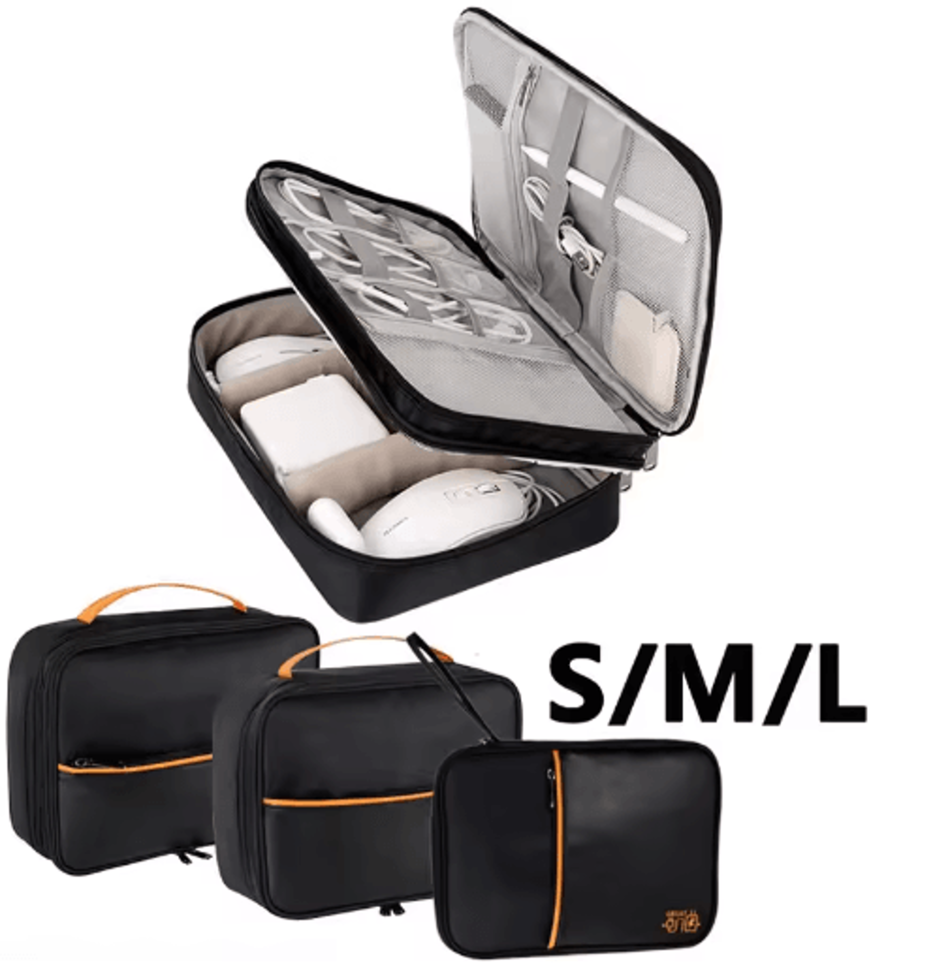Waterproof Travel Cable  Electronics Organizer Case 0