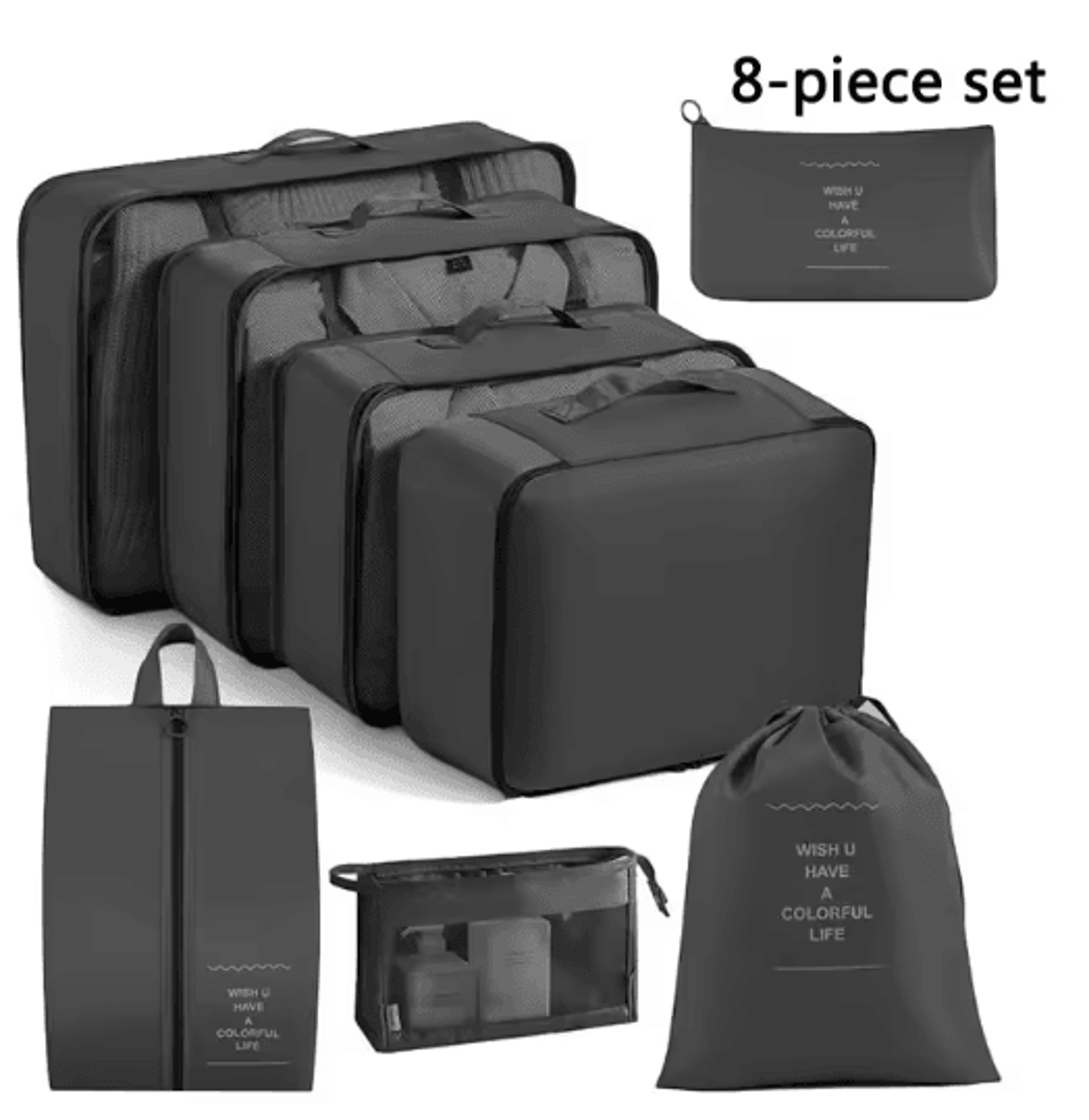 MultiPurpose Travel Packing  Storage Bag Set 12