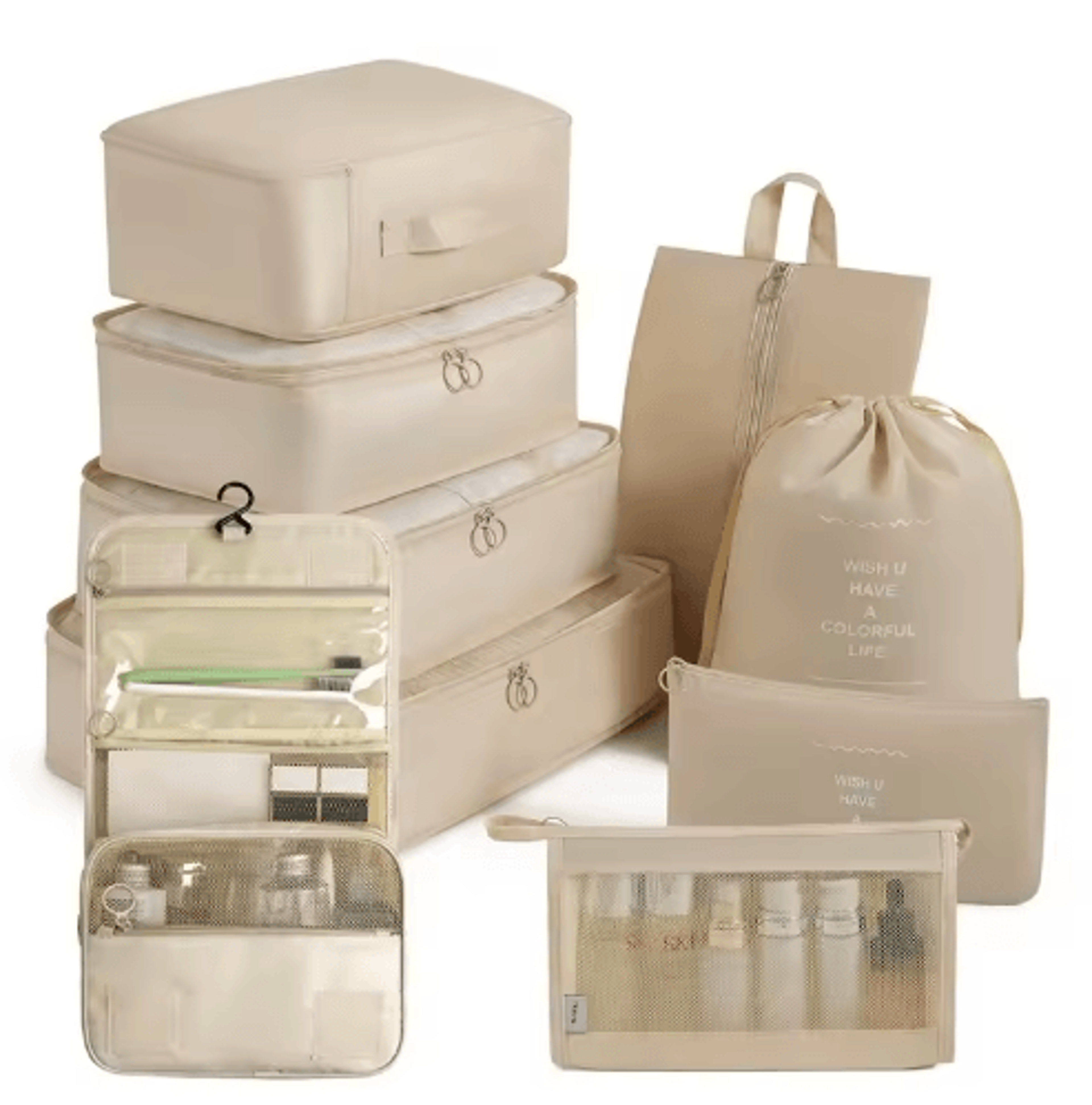 78910PCS Foldable Travel Packing Cubes Set 11