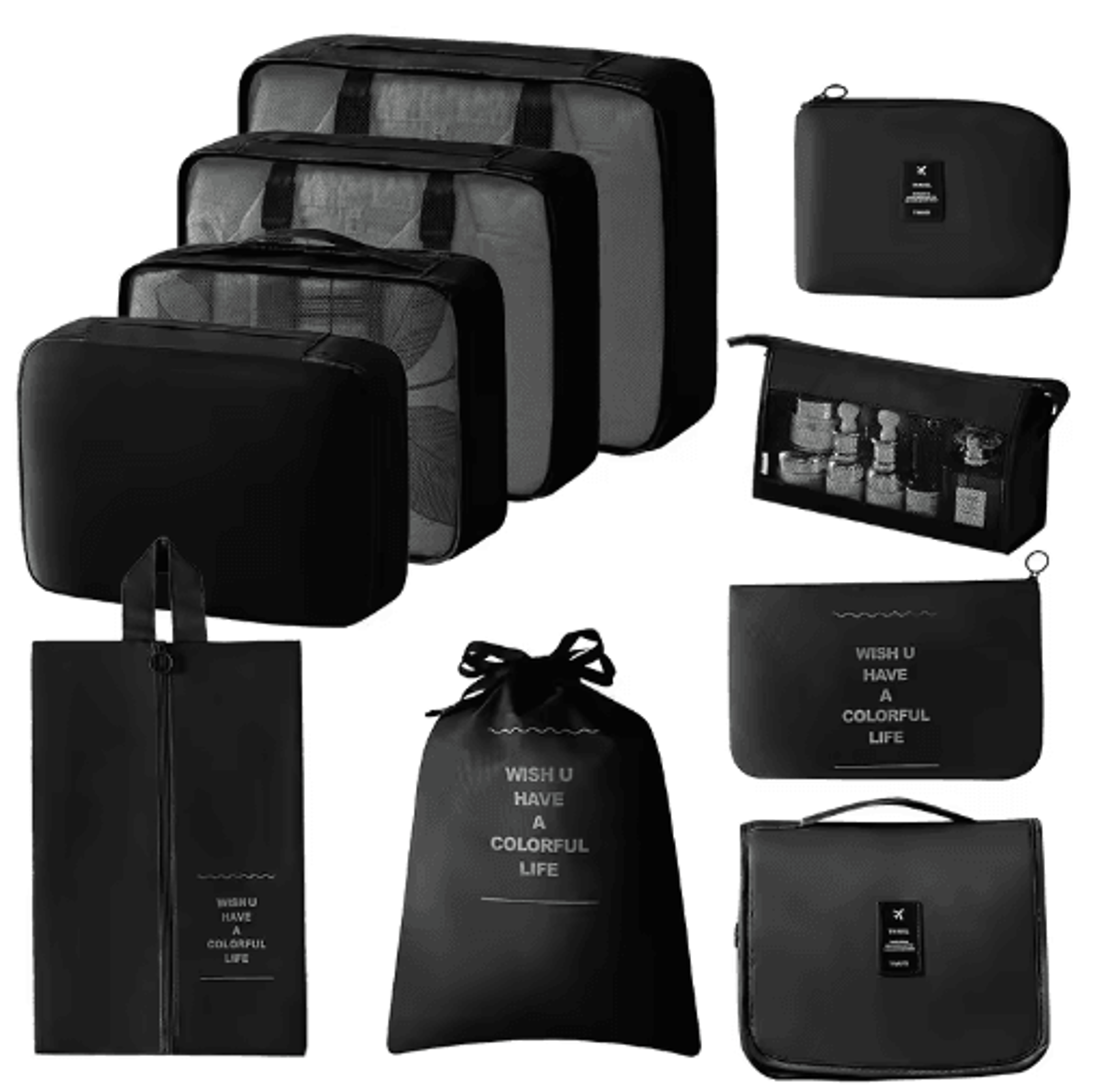 78910PCS Foldable Travel Packing Cubes Set 6