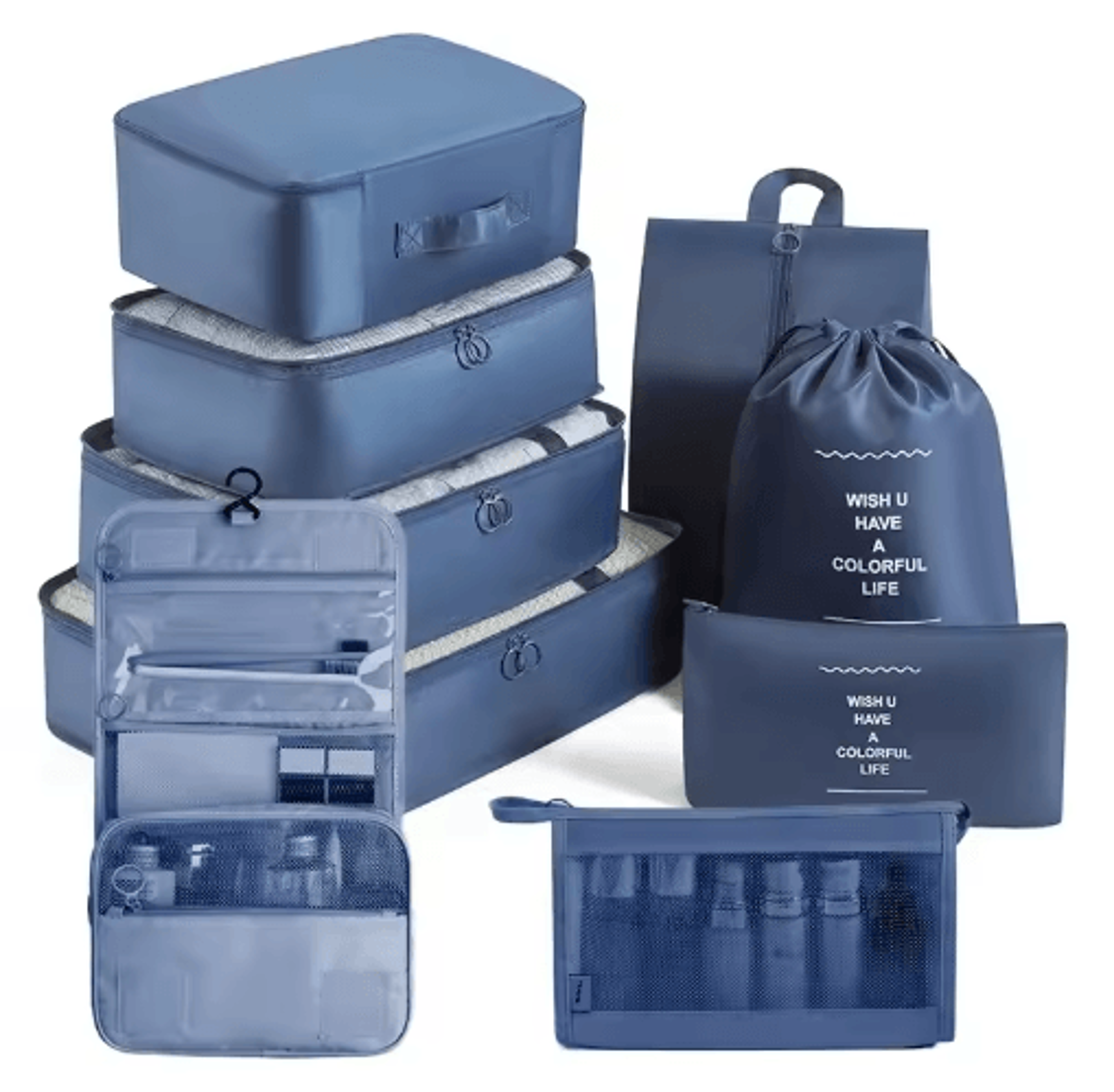 78910PCS Foldable Travel Packing Cubes Set 2