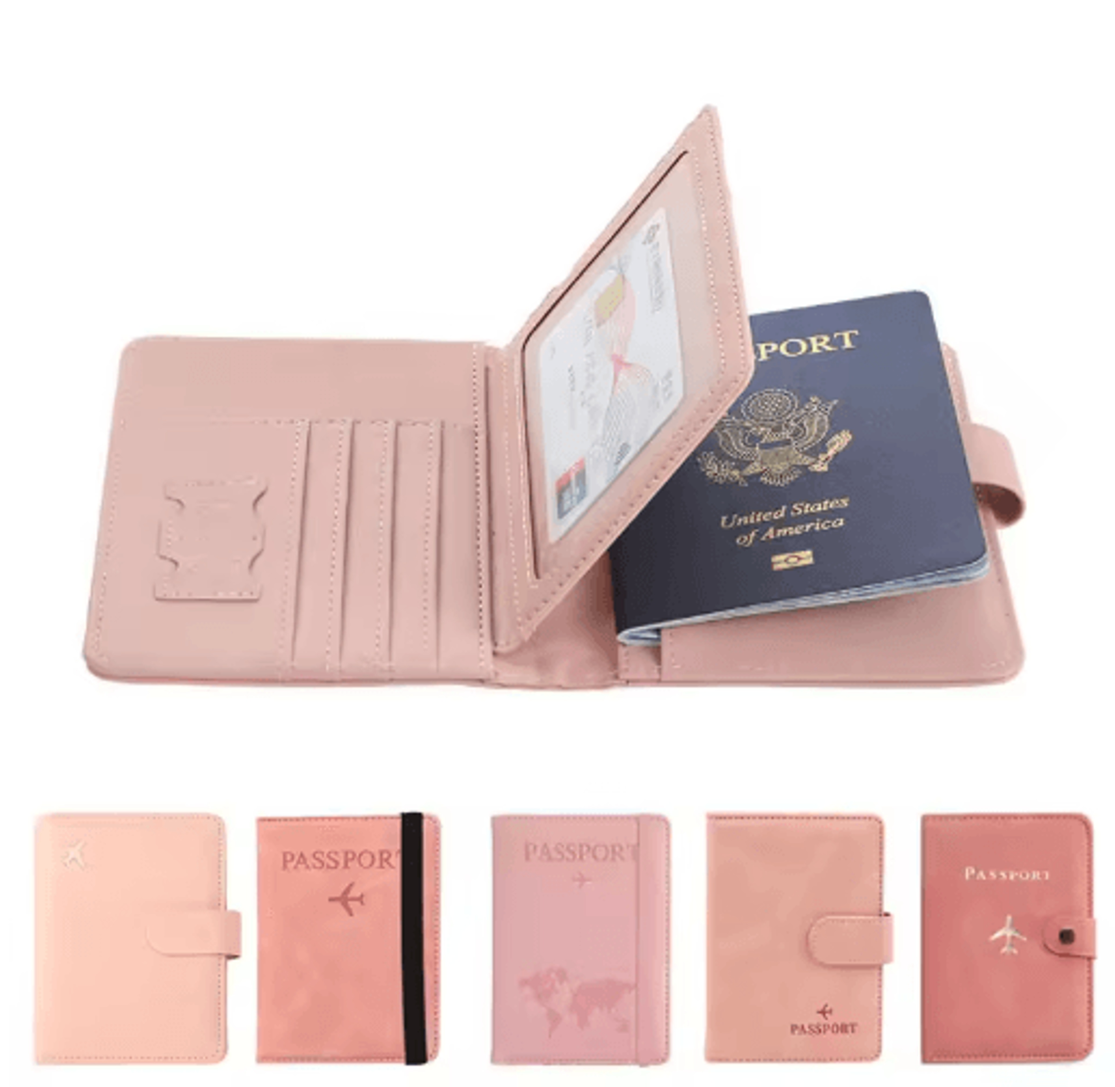Multifunctional RFID Shielded Passport  Card Organizer 0
