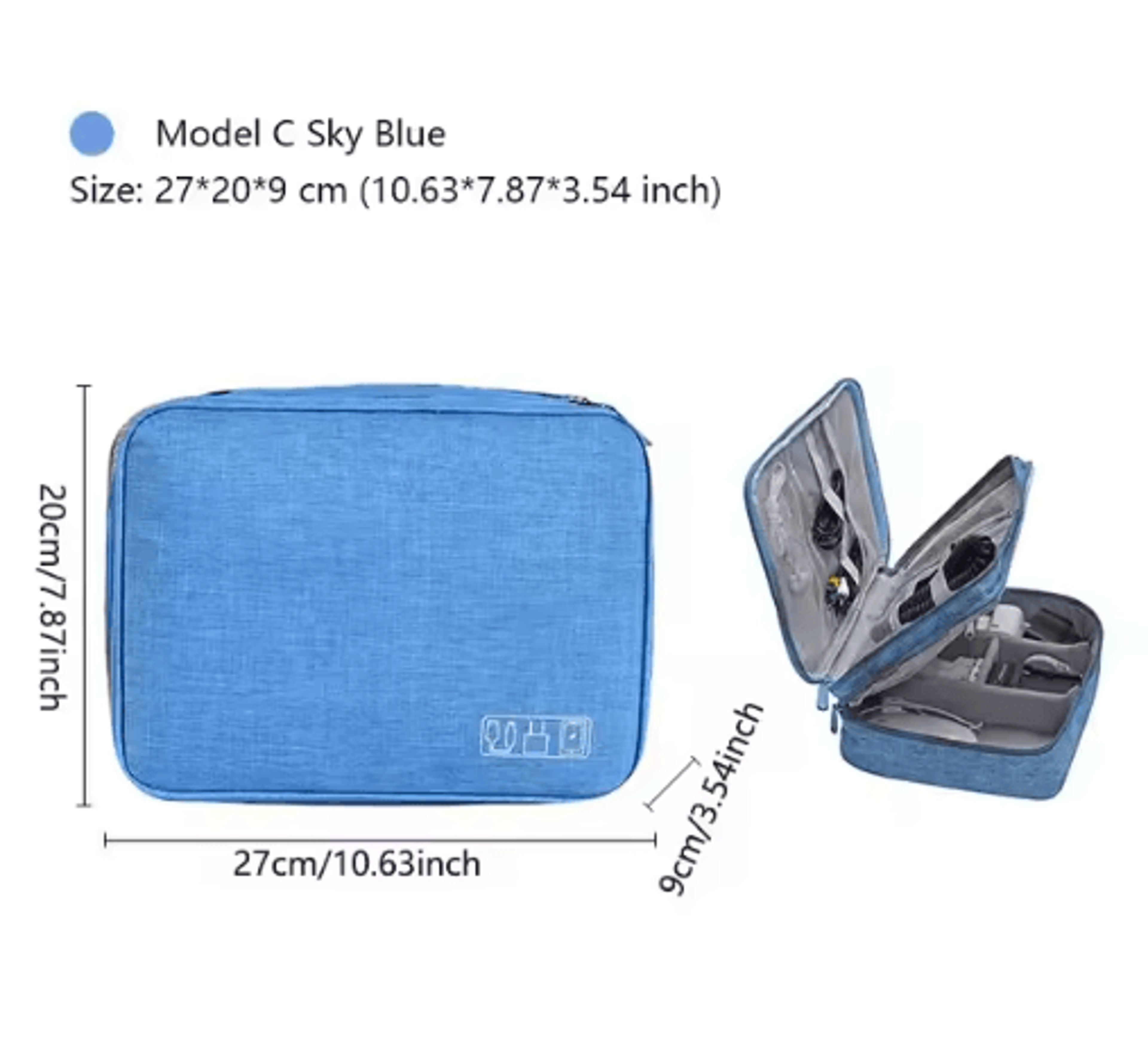 Waterproof Portable Digital Cable Organizer Pouch 6