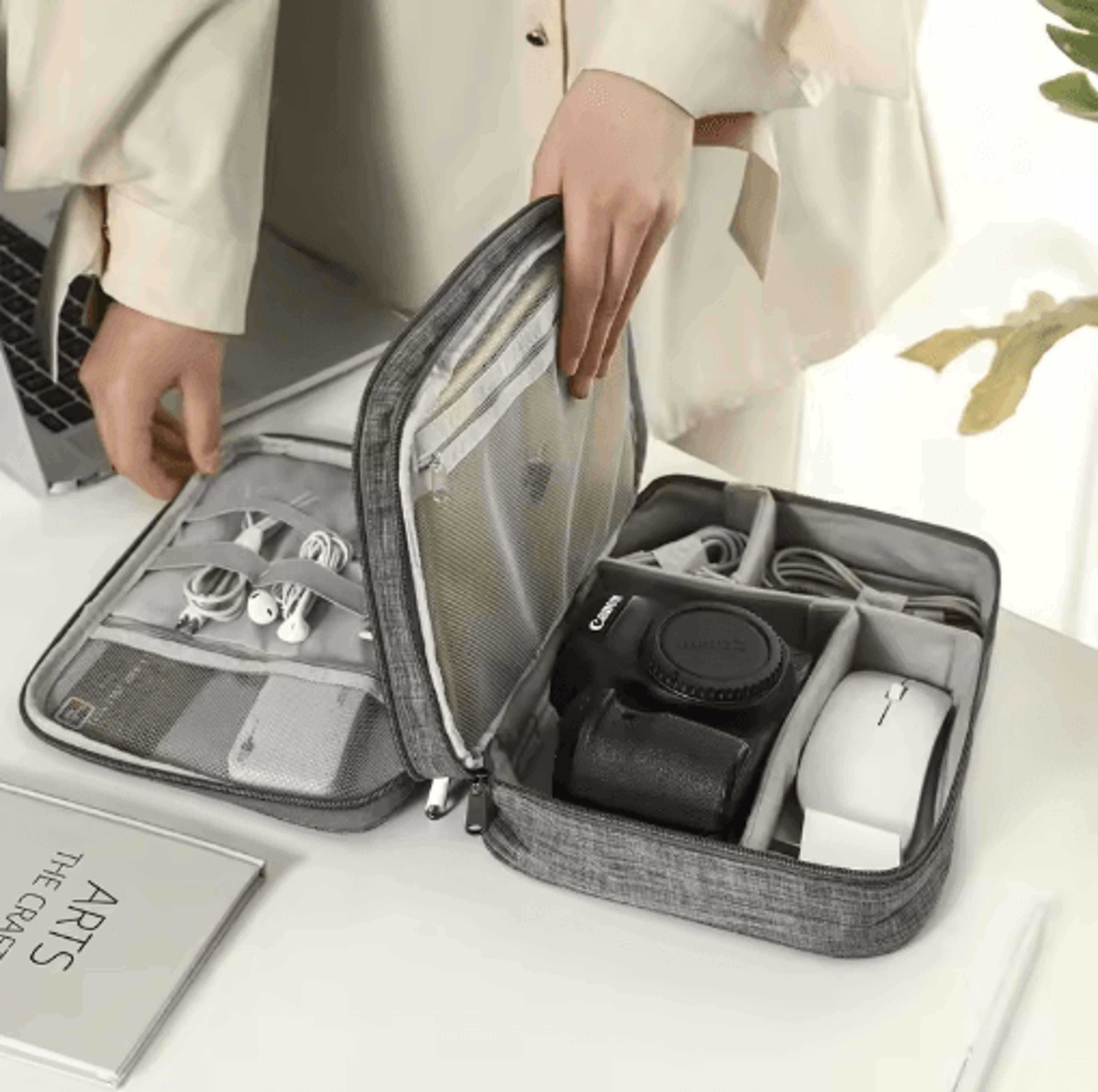 Waterproof Portable Digital Cable Organizer Pouch 25