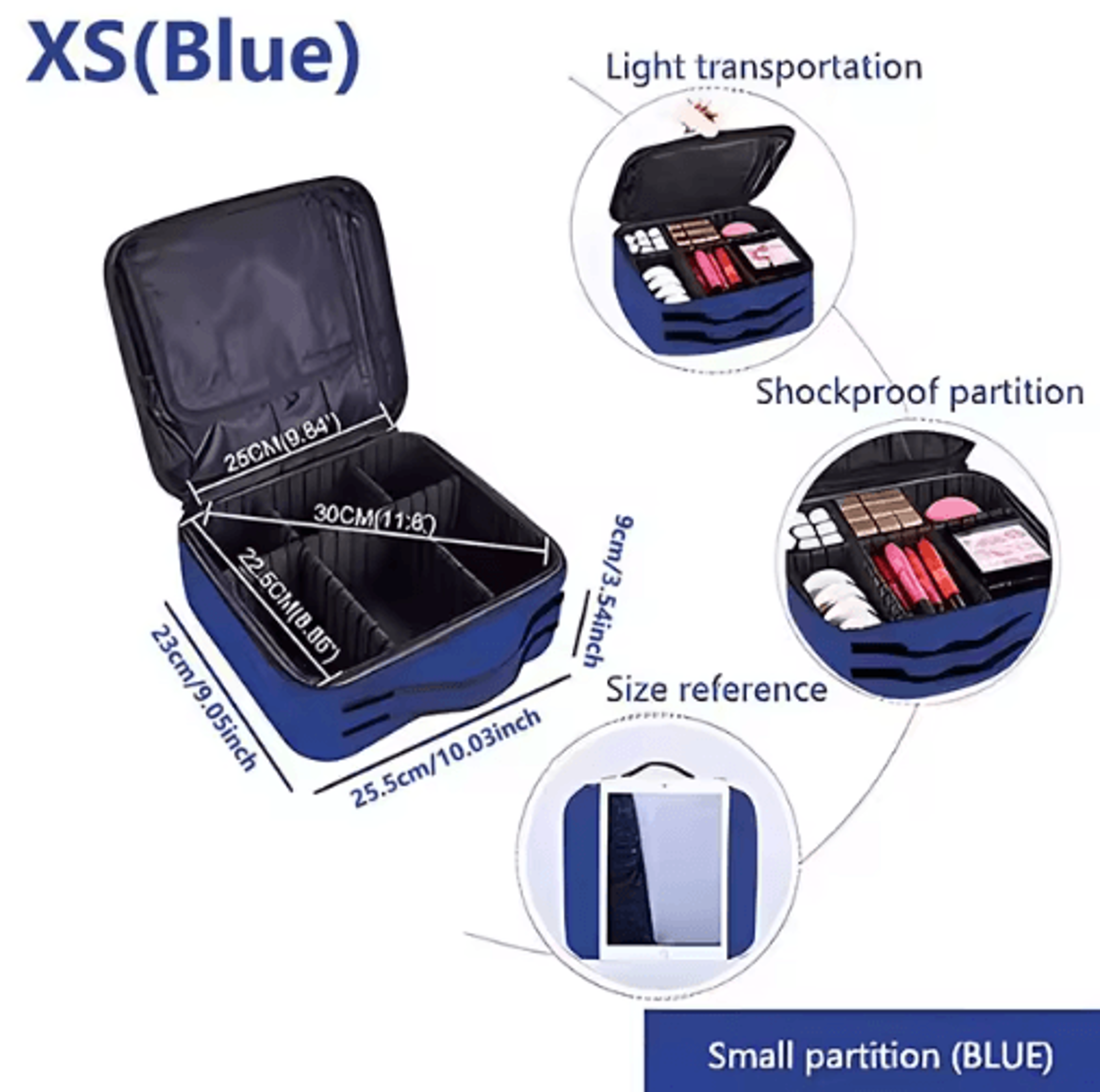 LargeCapacity Oxford Professional Makeup Case 1