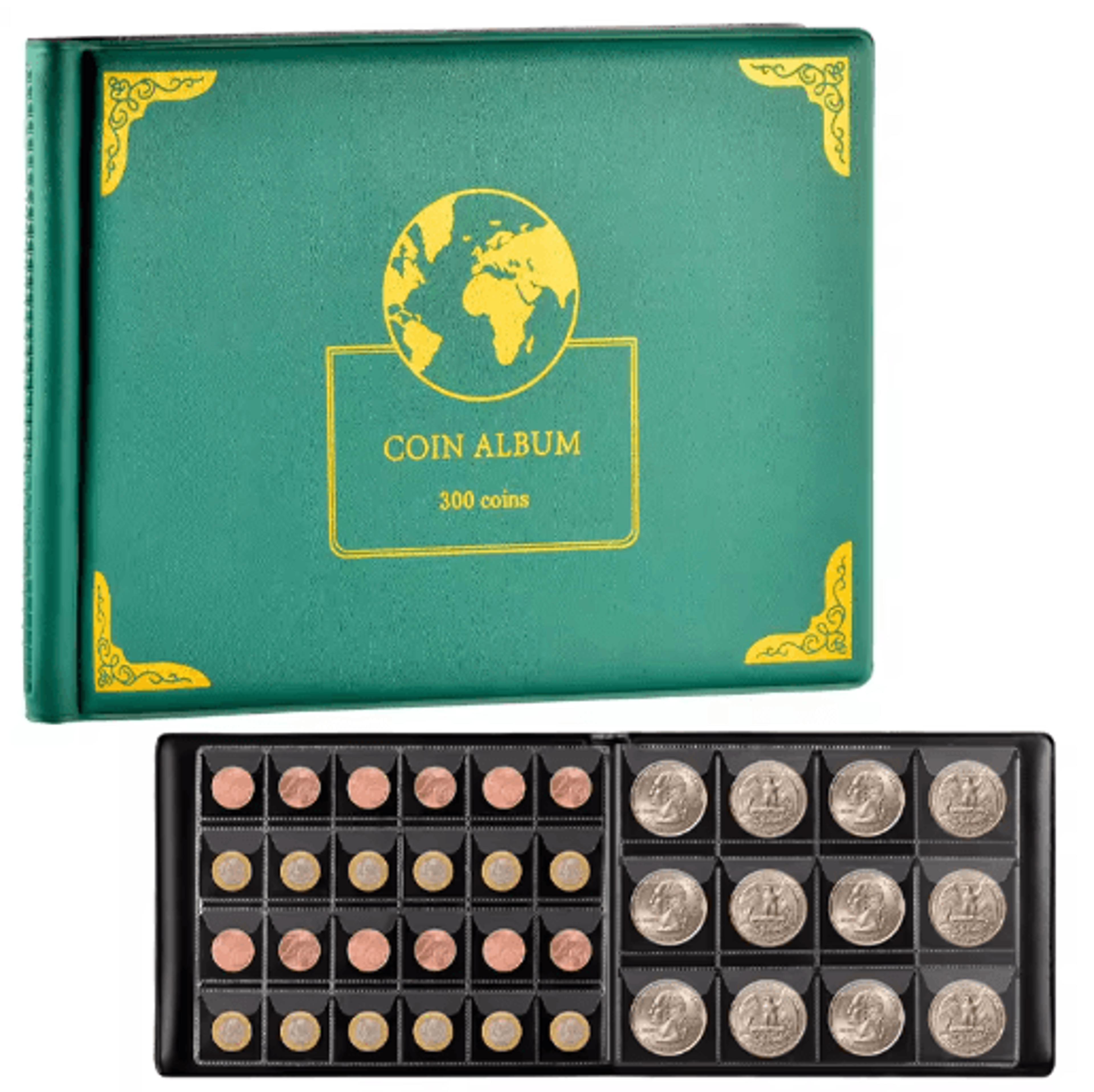 300Pocket Coin Collection Organizer Album 3