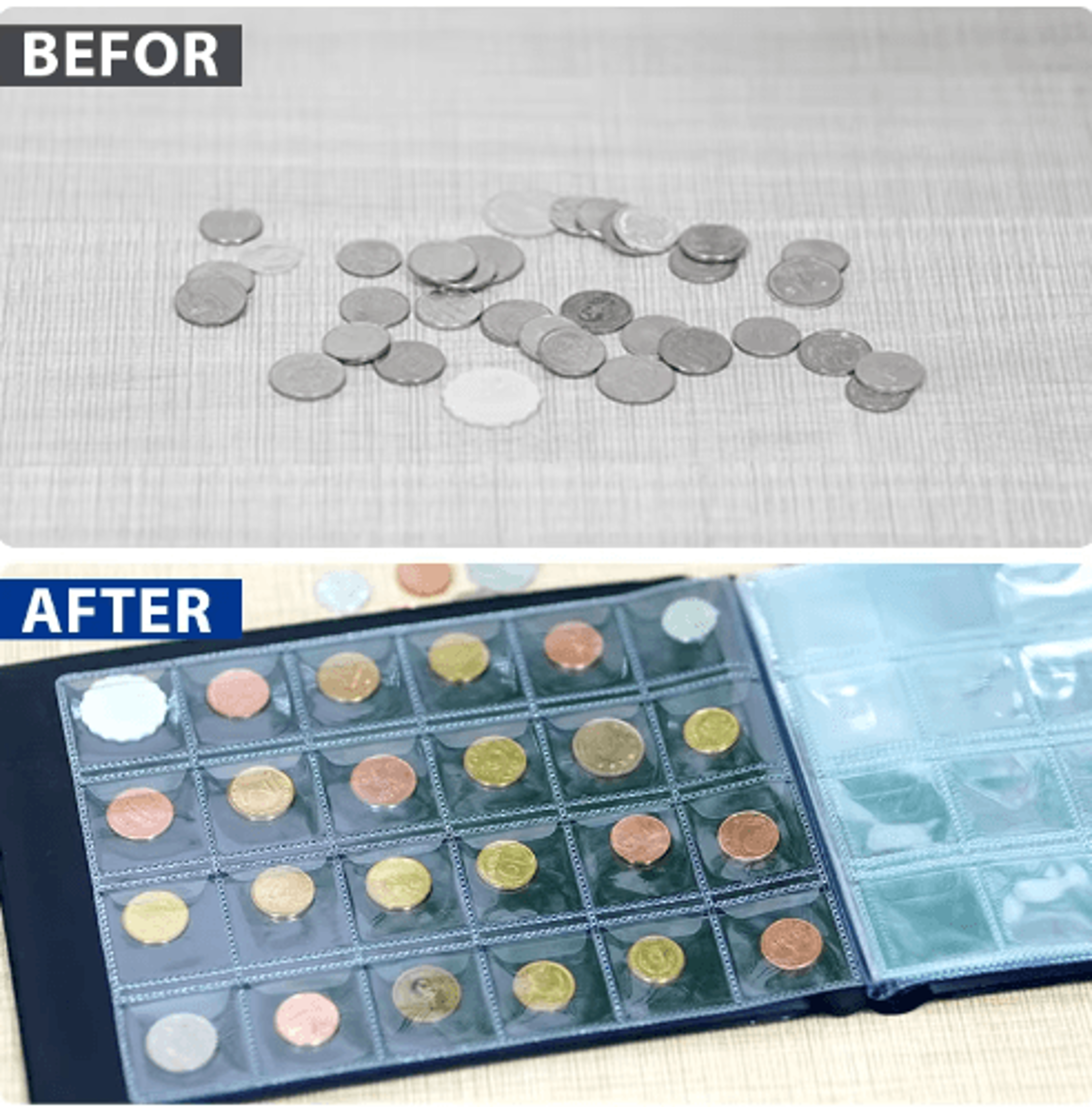300Pocket Coin Collection Organizer Album 0