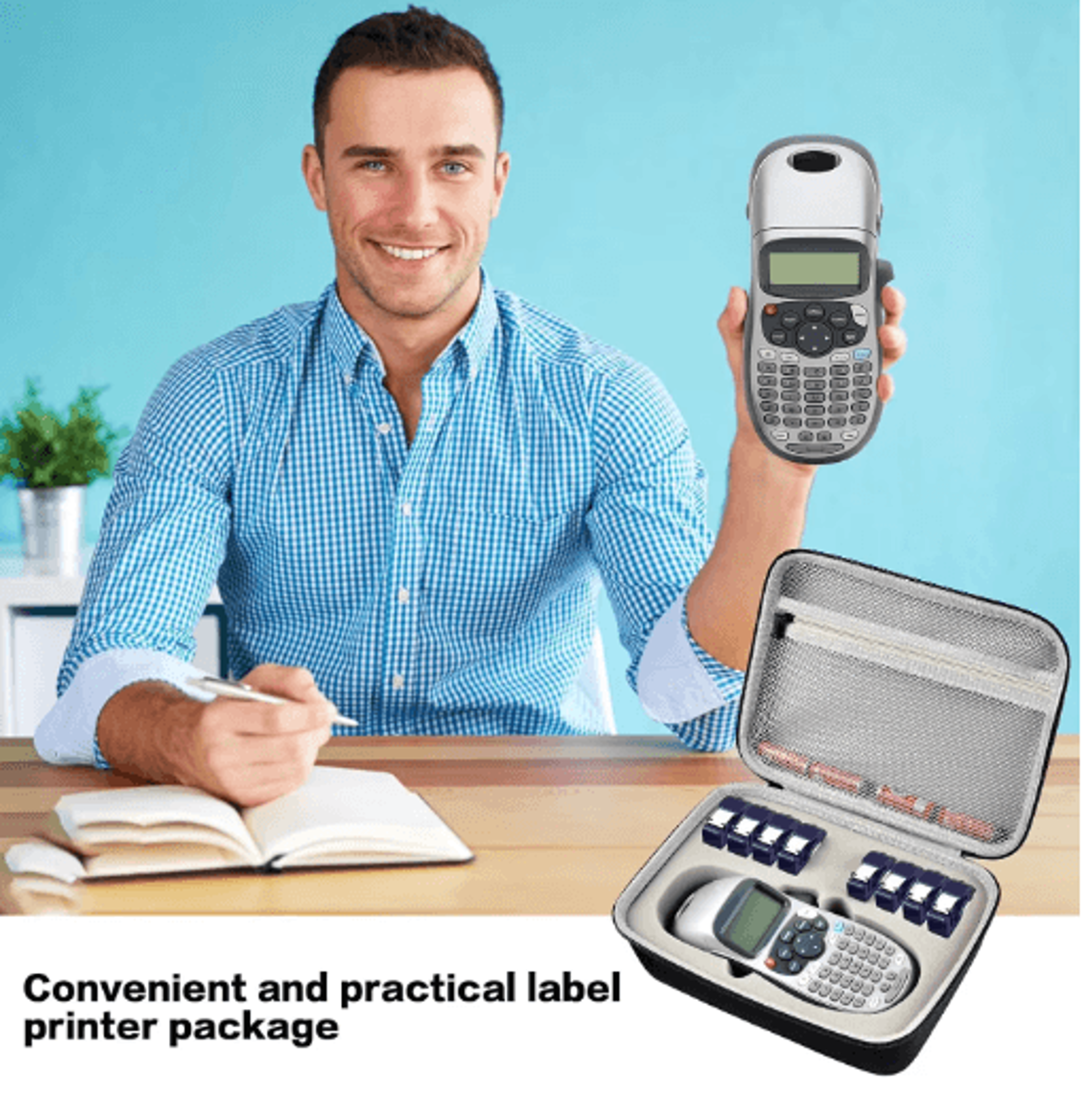 Protective Carrying Case For DYMO LetraTag LT100H 3