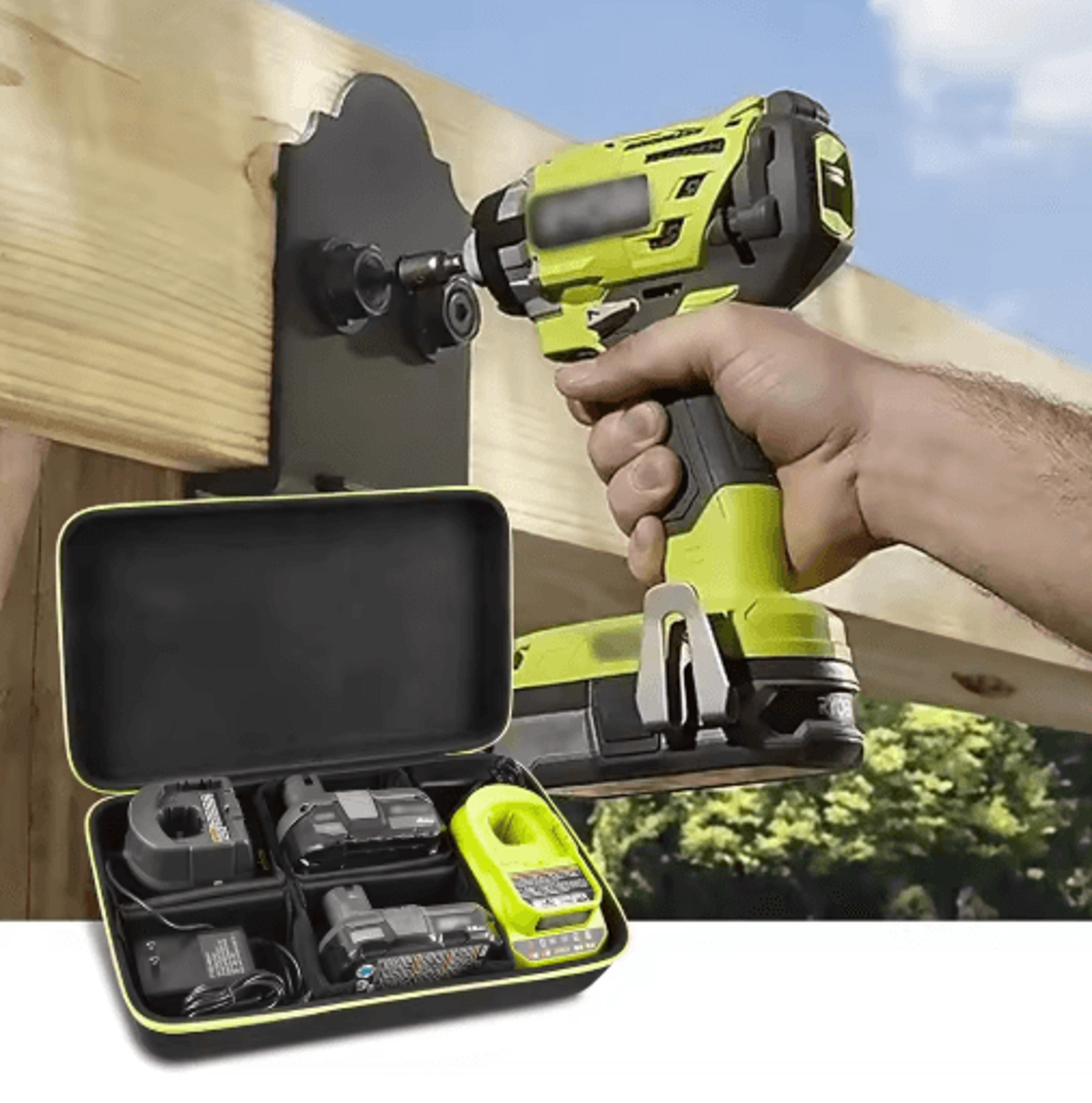 Protective Carrying Case For Ryobi ONE 18V Batteries 2