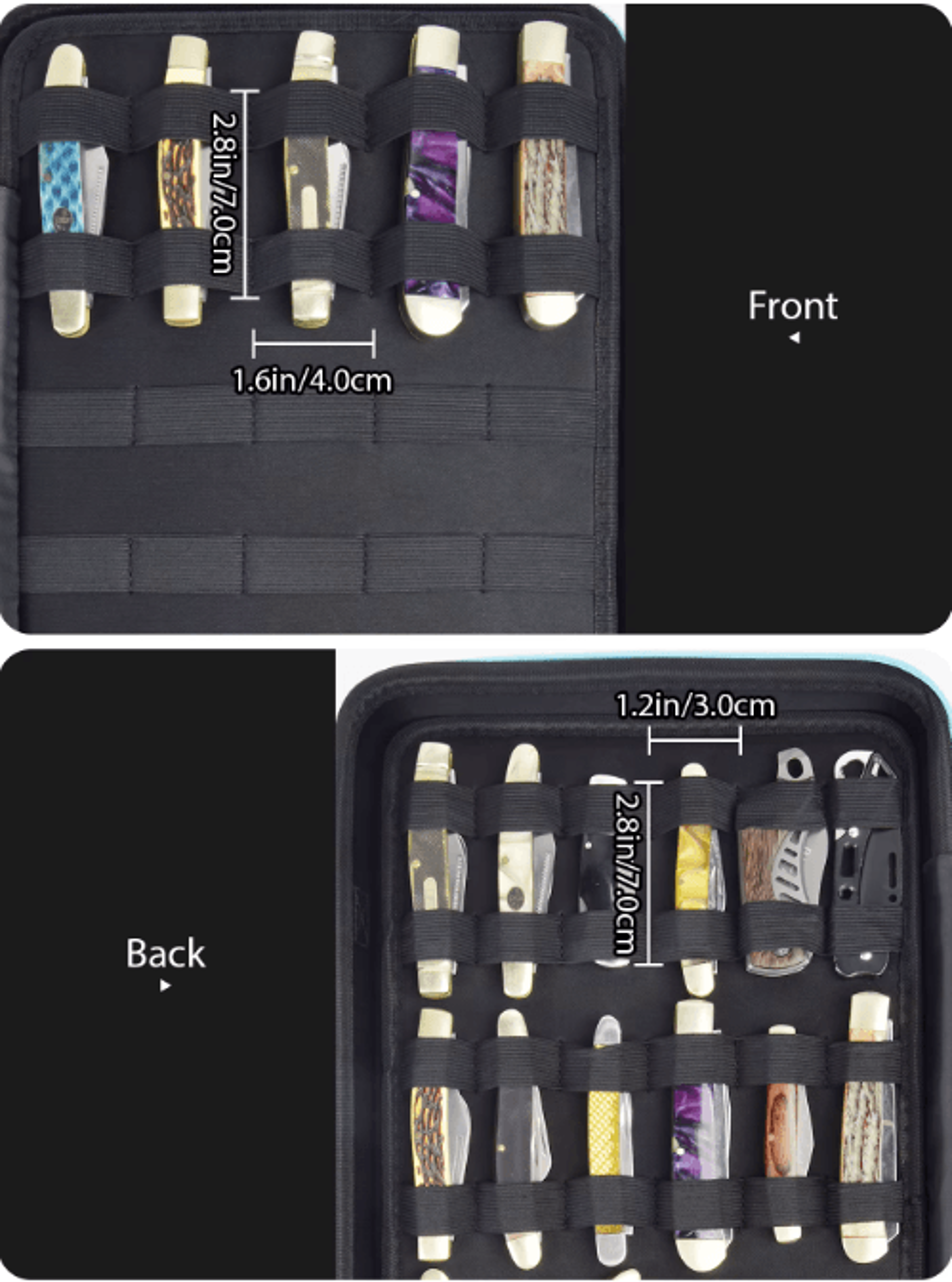 45 Slot Folding Knife Display  Storage Case 4