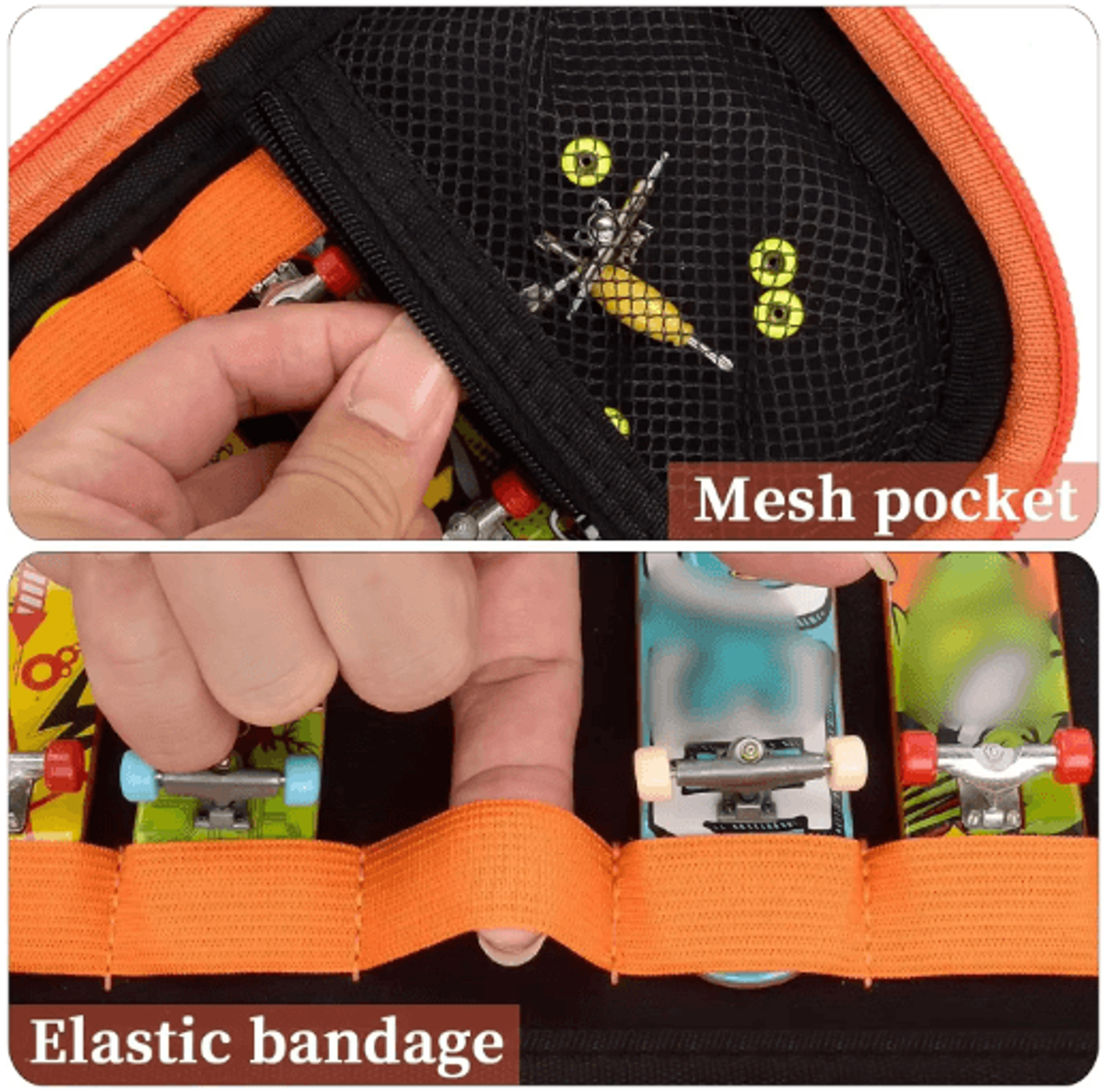 Finger Skateboard Storage Case For TECH Deck Collections 3
