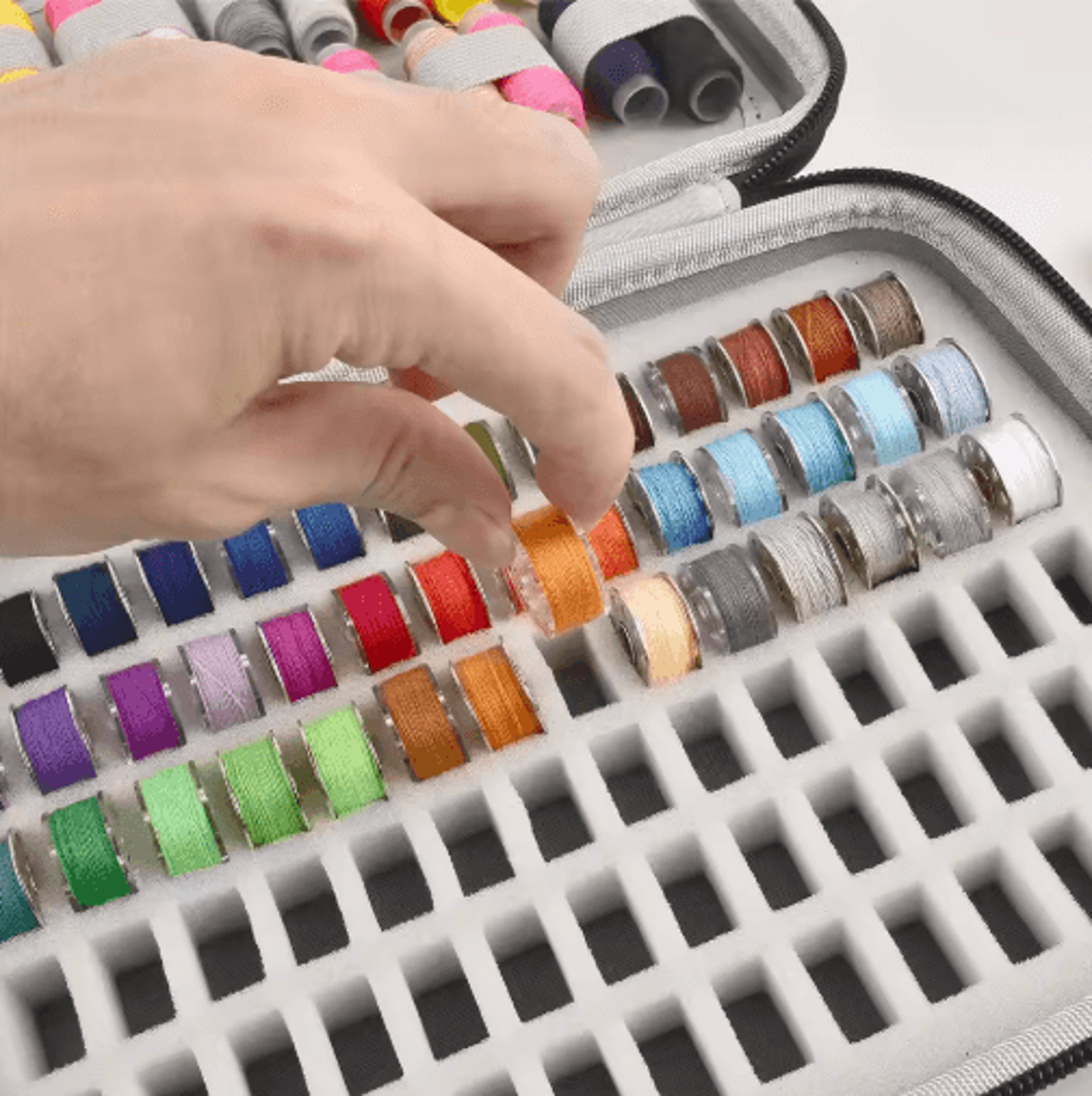 108Slot Bobbin  Thread Spool Organizer Box 5