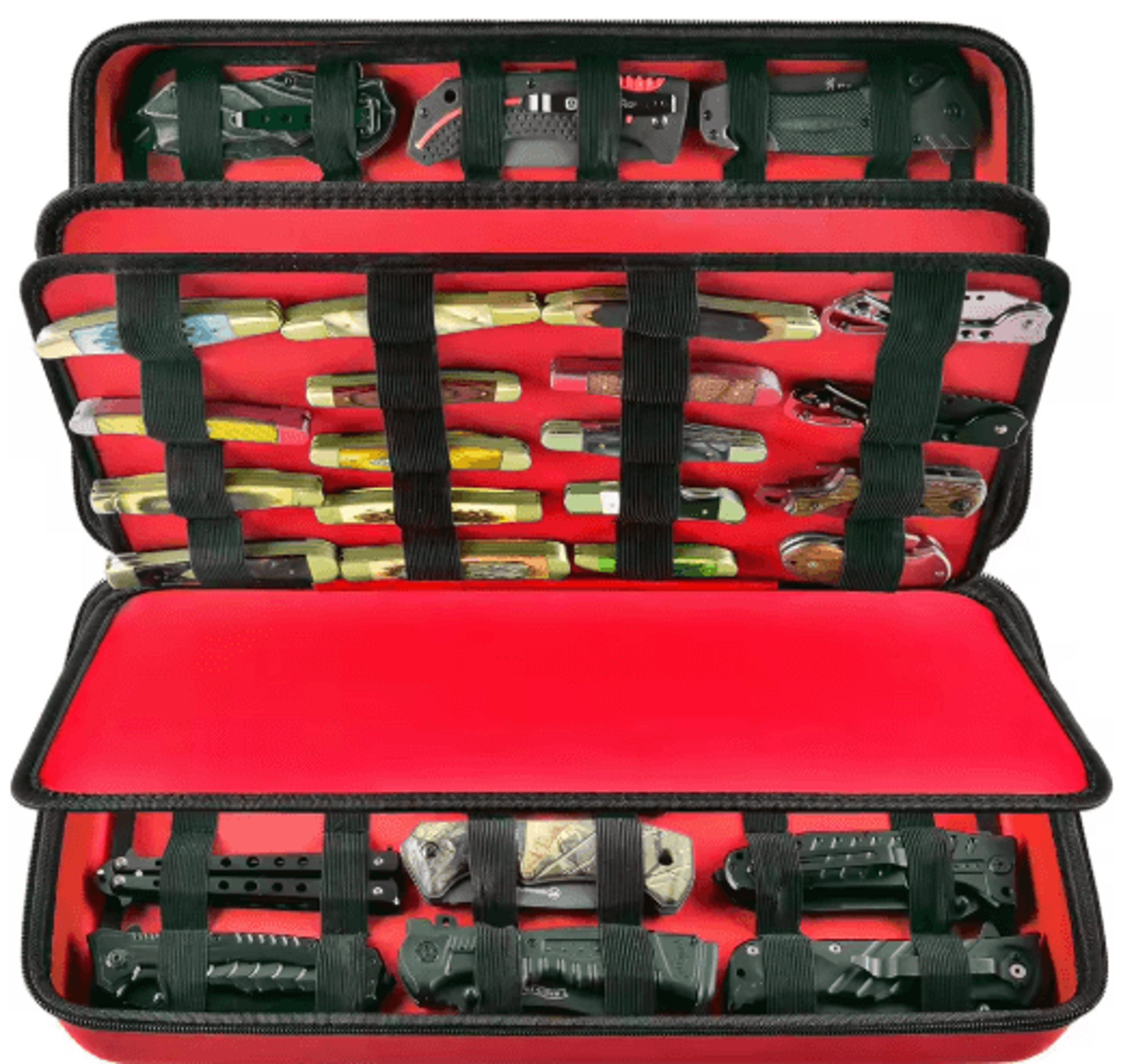 66 Slot Folding Knife Collection Display Case 3