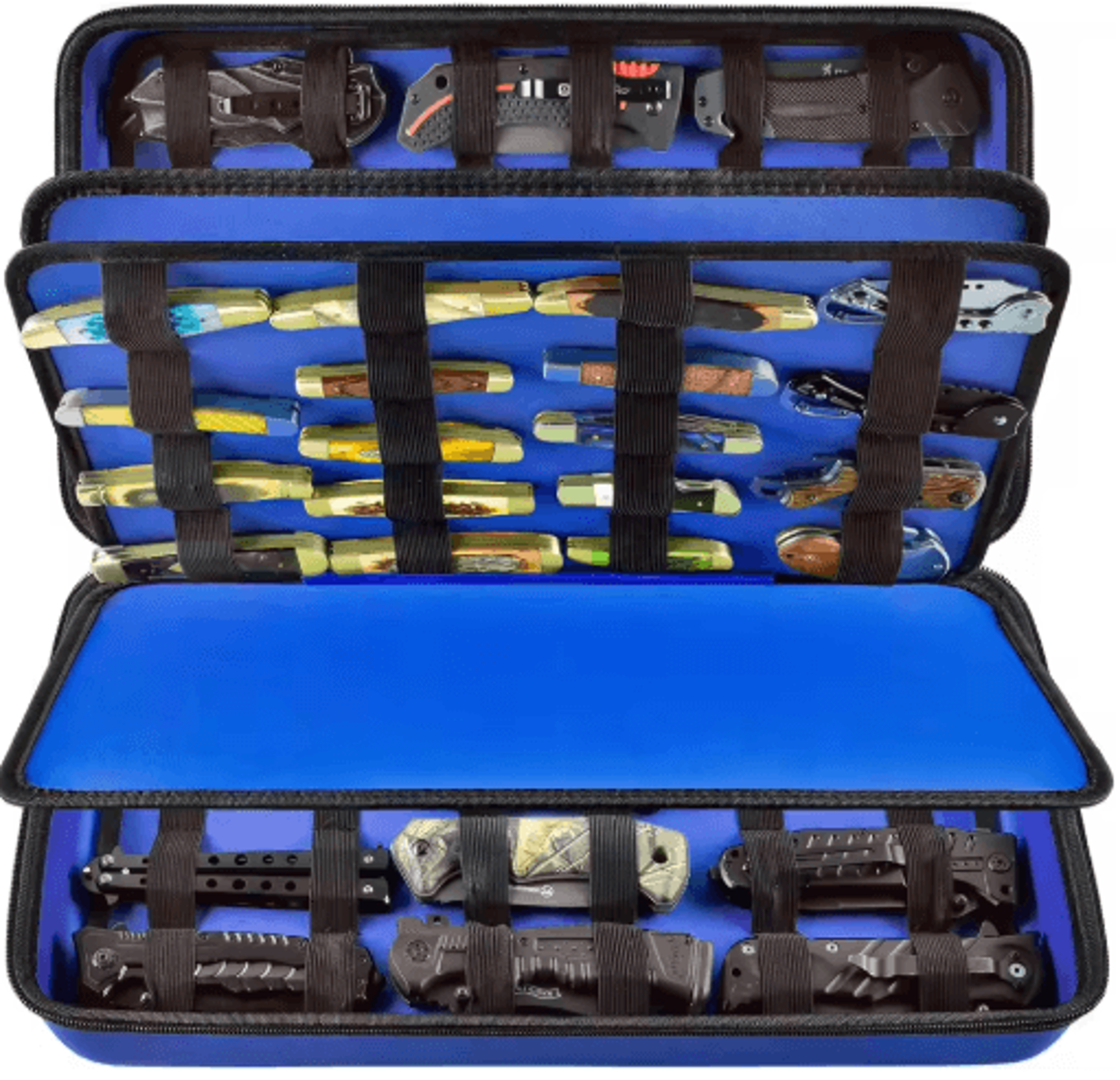 66 Slot Folding Knife Collection Display Case 1