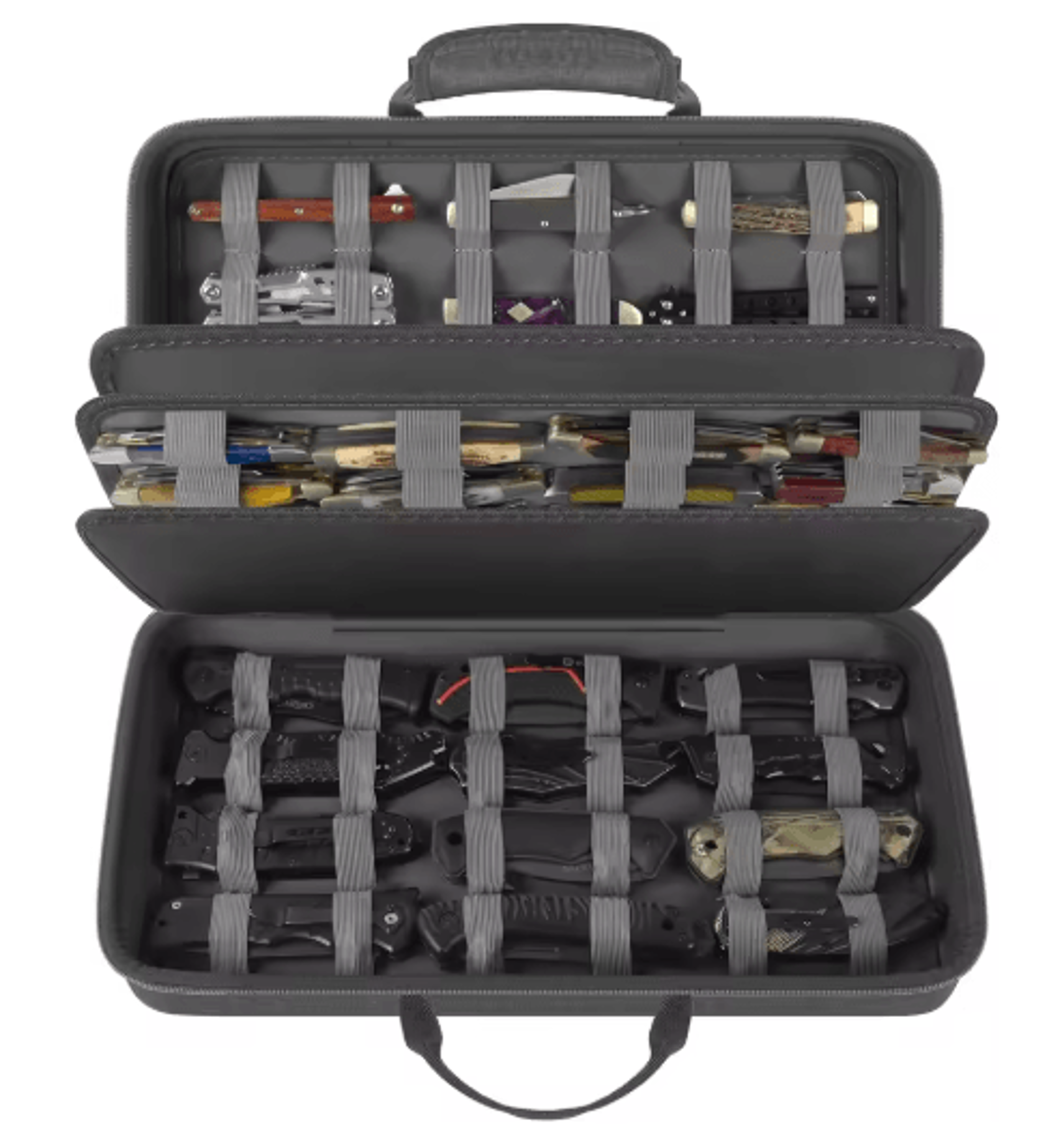 64 Slot Folding Knife Collection Display Case 3