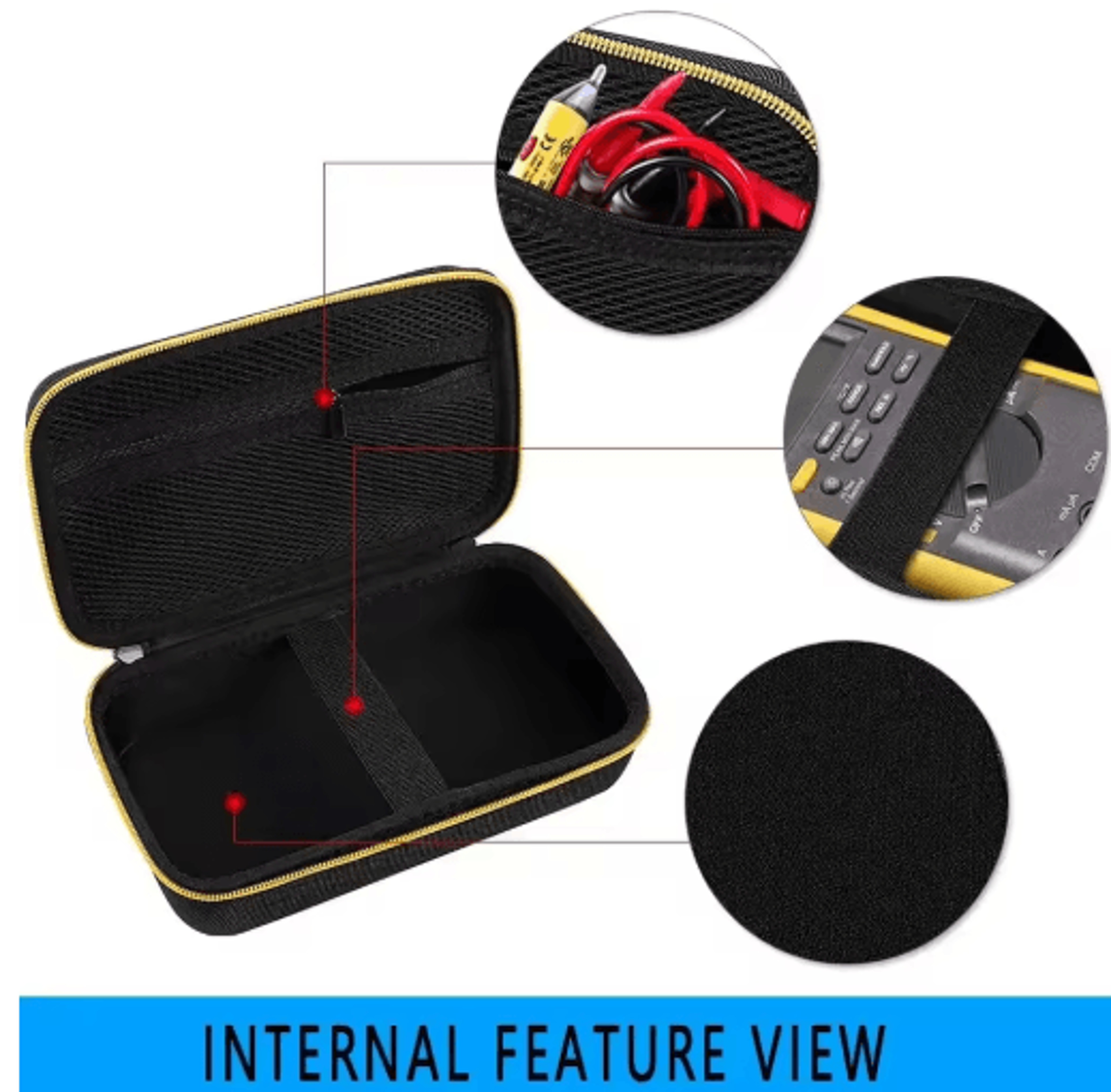 Hard Carrying Case For Fluke Digital Multimeters 8