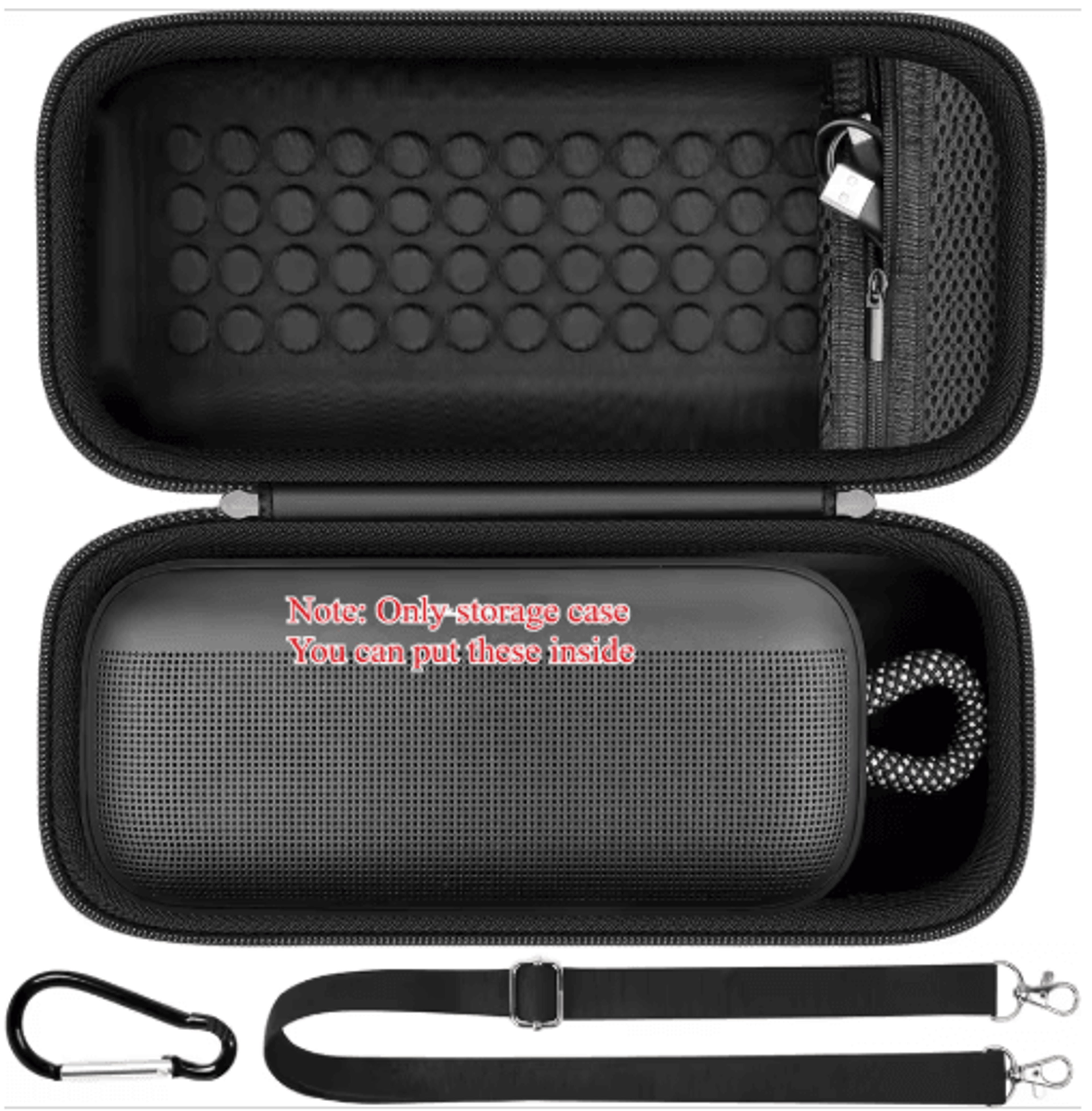 Hard Travel Case For Bose SoundLink Plus Bluetooth Speaker 0