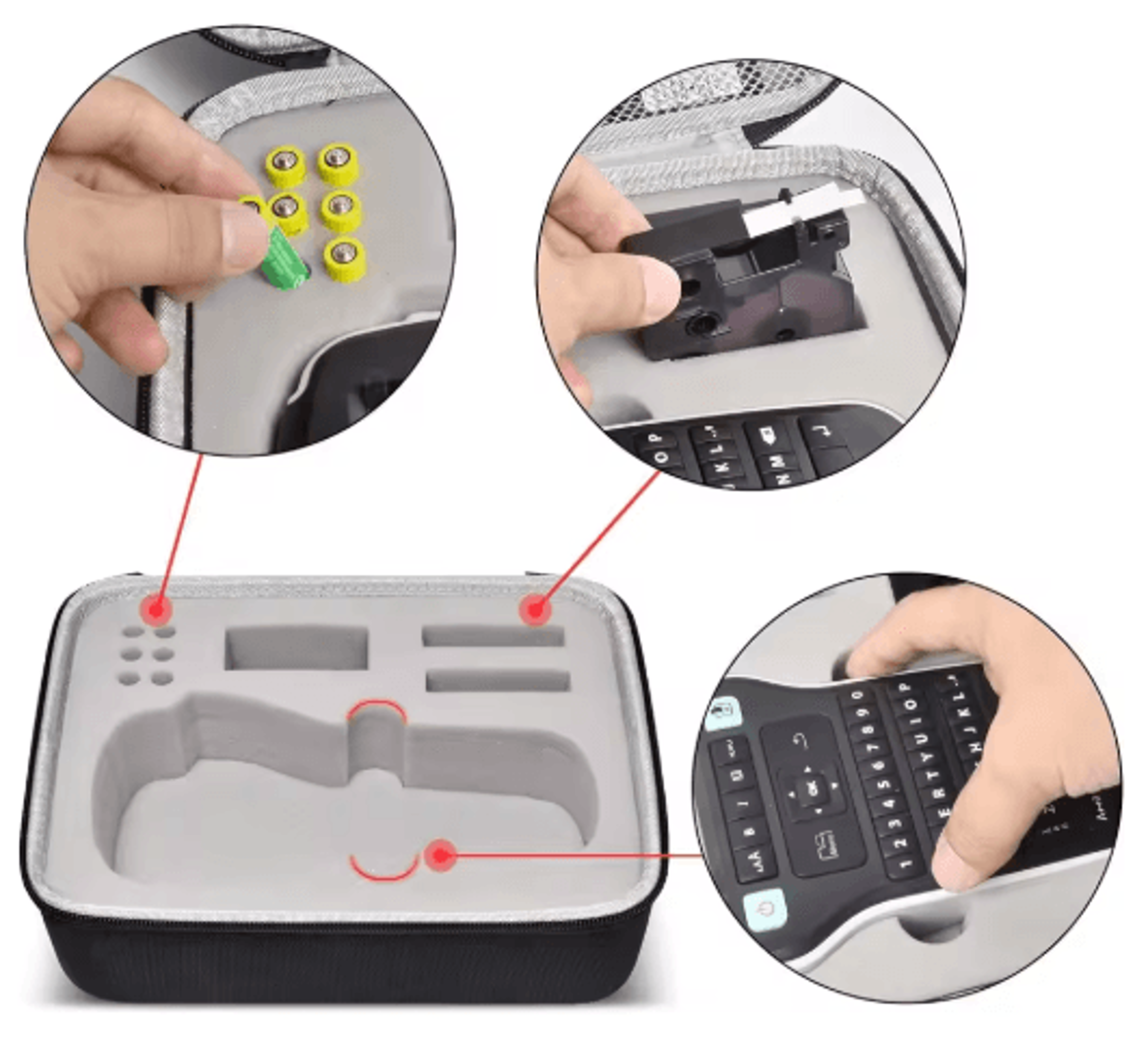 Protective Carrying Case For DYMO LabelManager 160  280 3