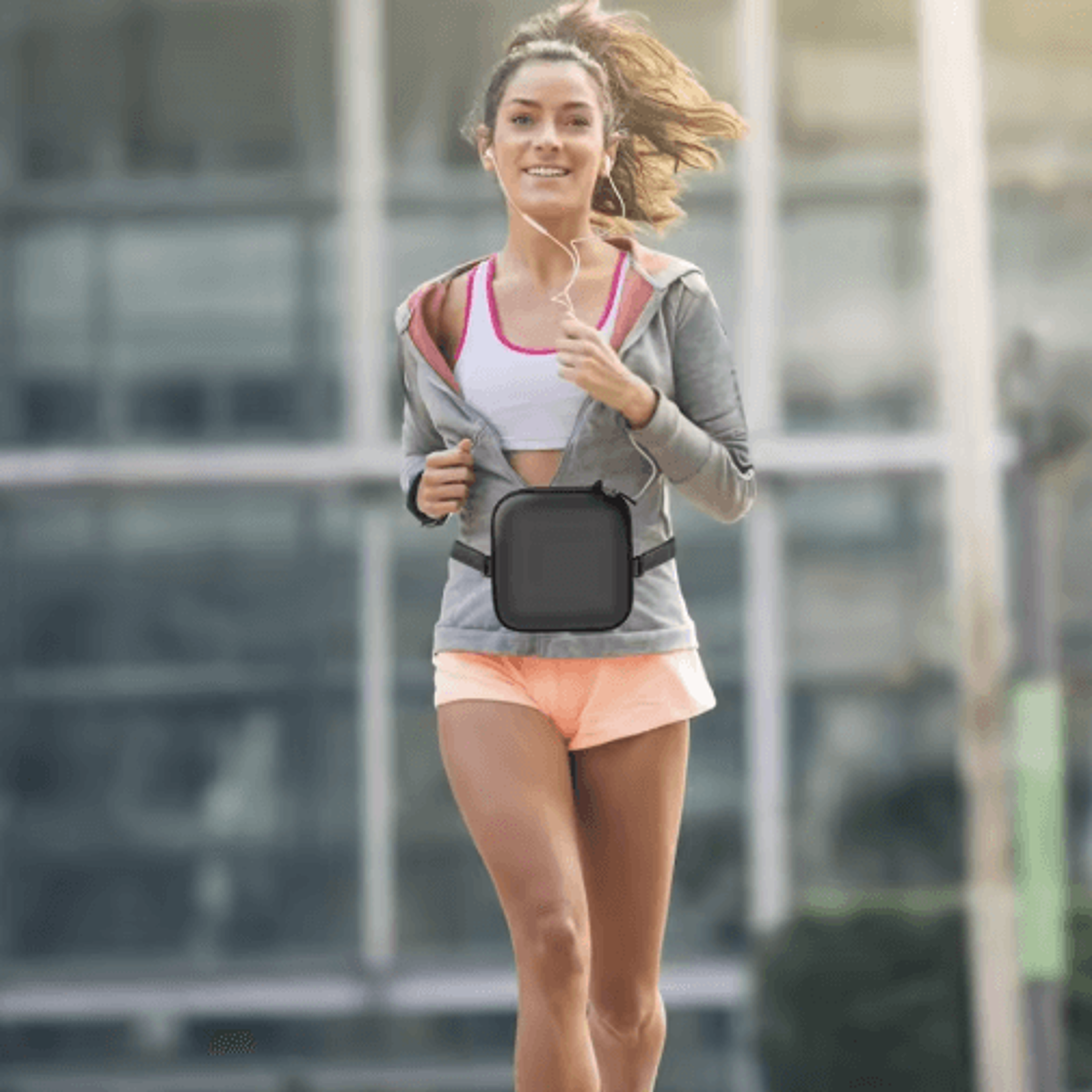 Portable CD Player Travel Case With Carrying Belt 2
