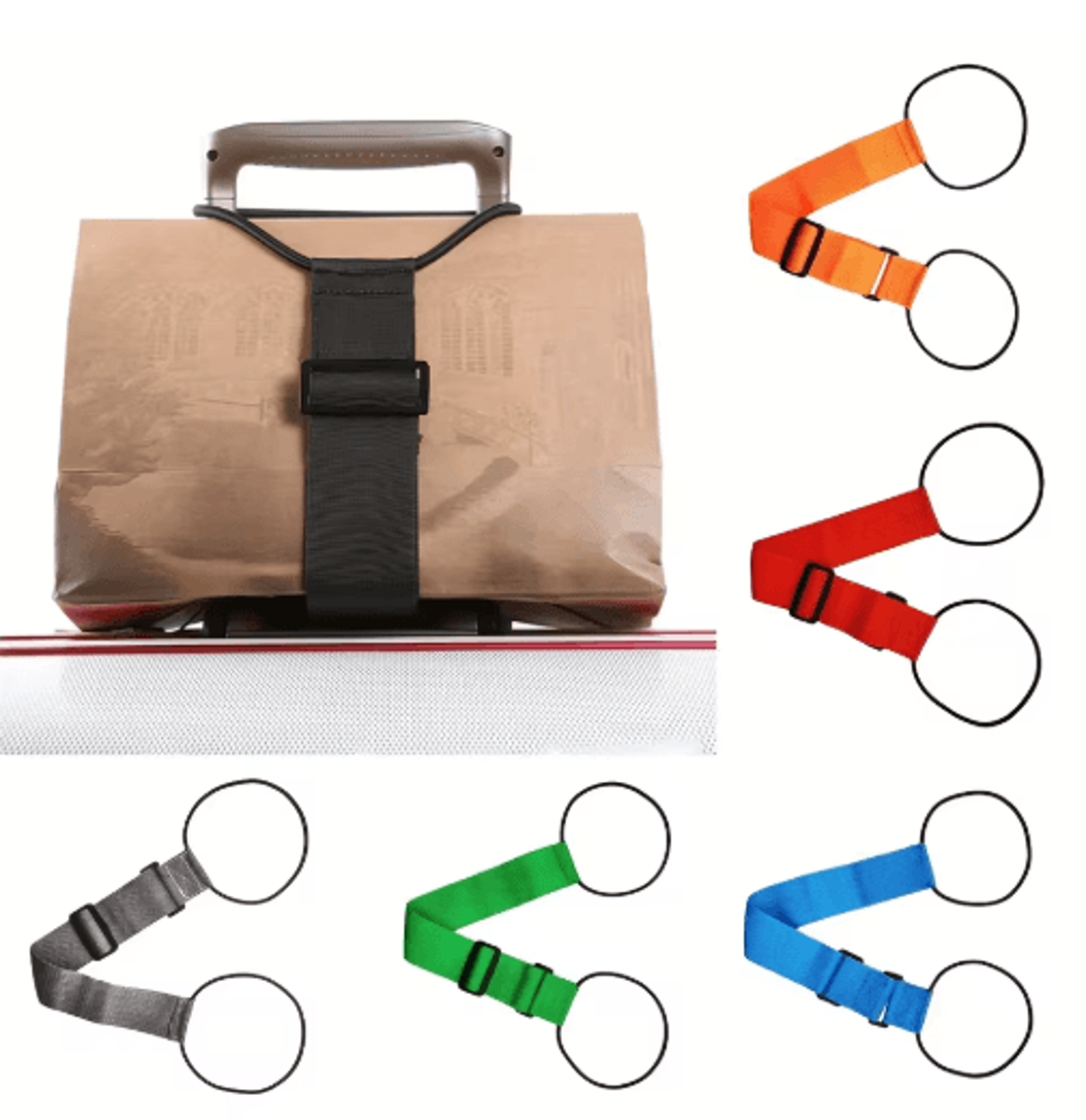 Adjustable Luggage Elastic Strap  Reusable Suitcase Travel Securing Band 0