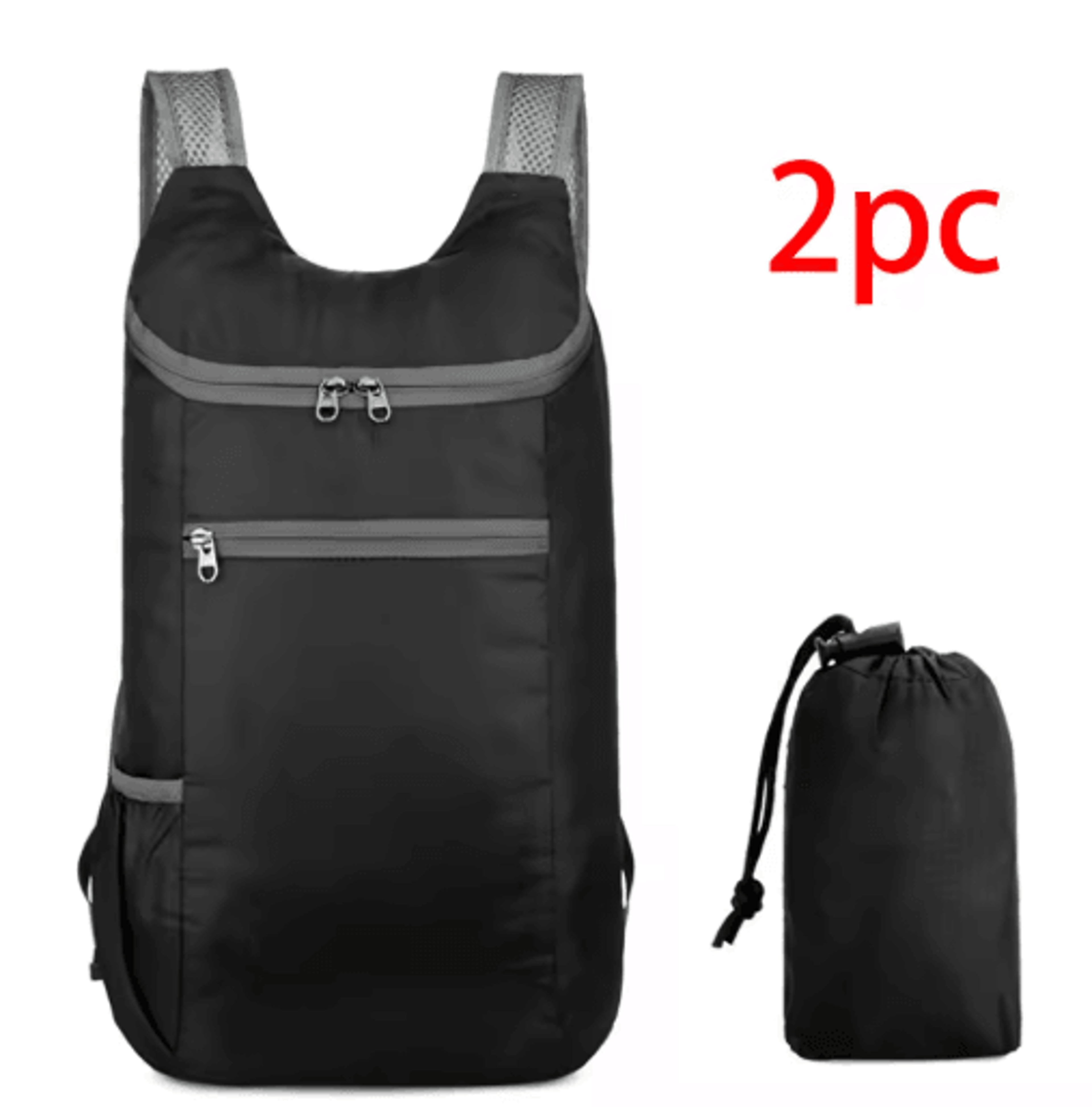 Foldable Weekend Travel Bag  Waterproof Large Capacity Lightweight Backpack 8