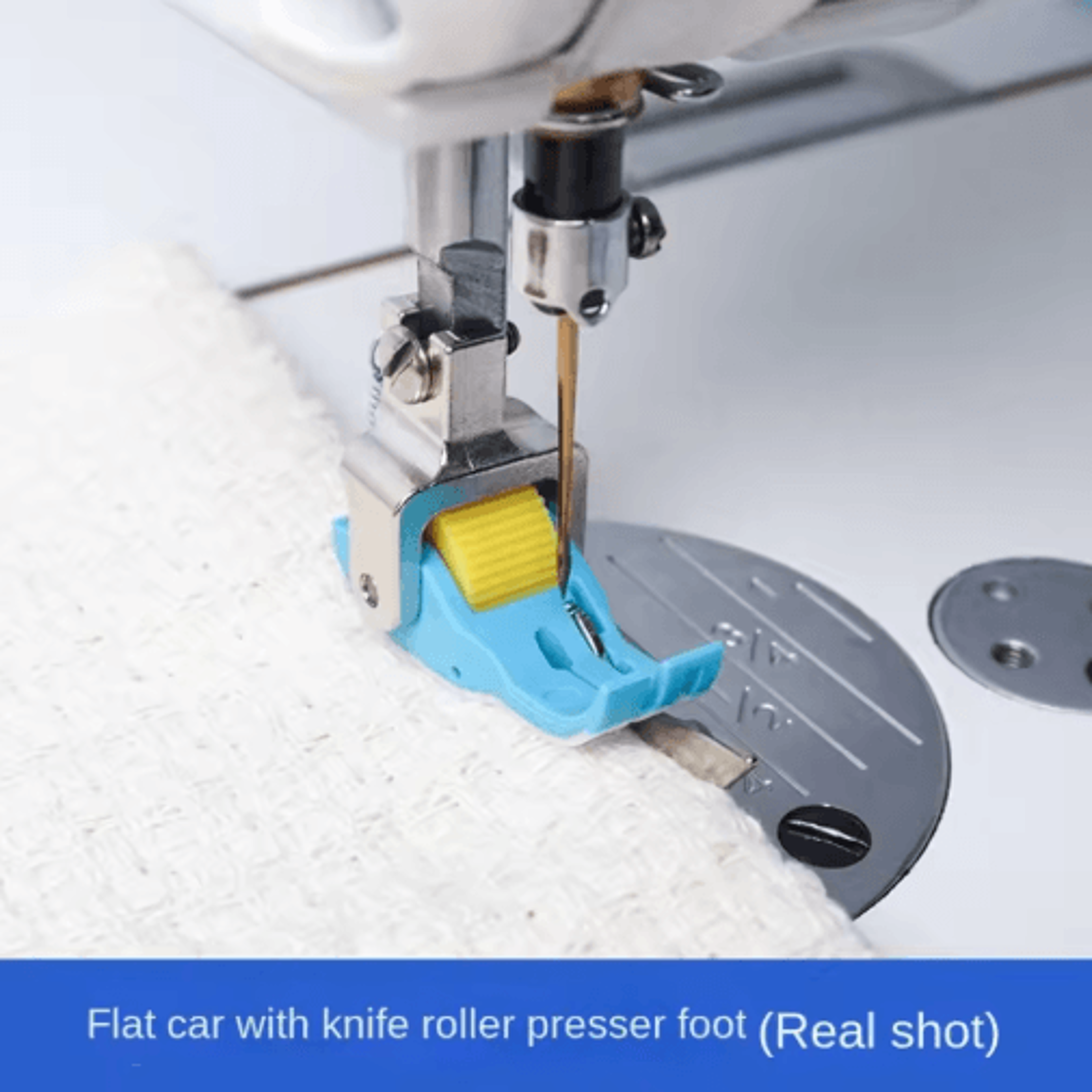 SP18 RightLeft Roller Presser Foot  Plastic Sewing Machine Accessory 6