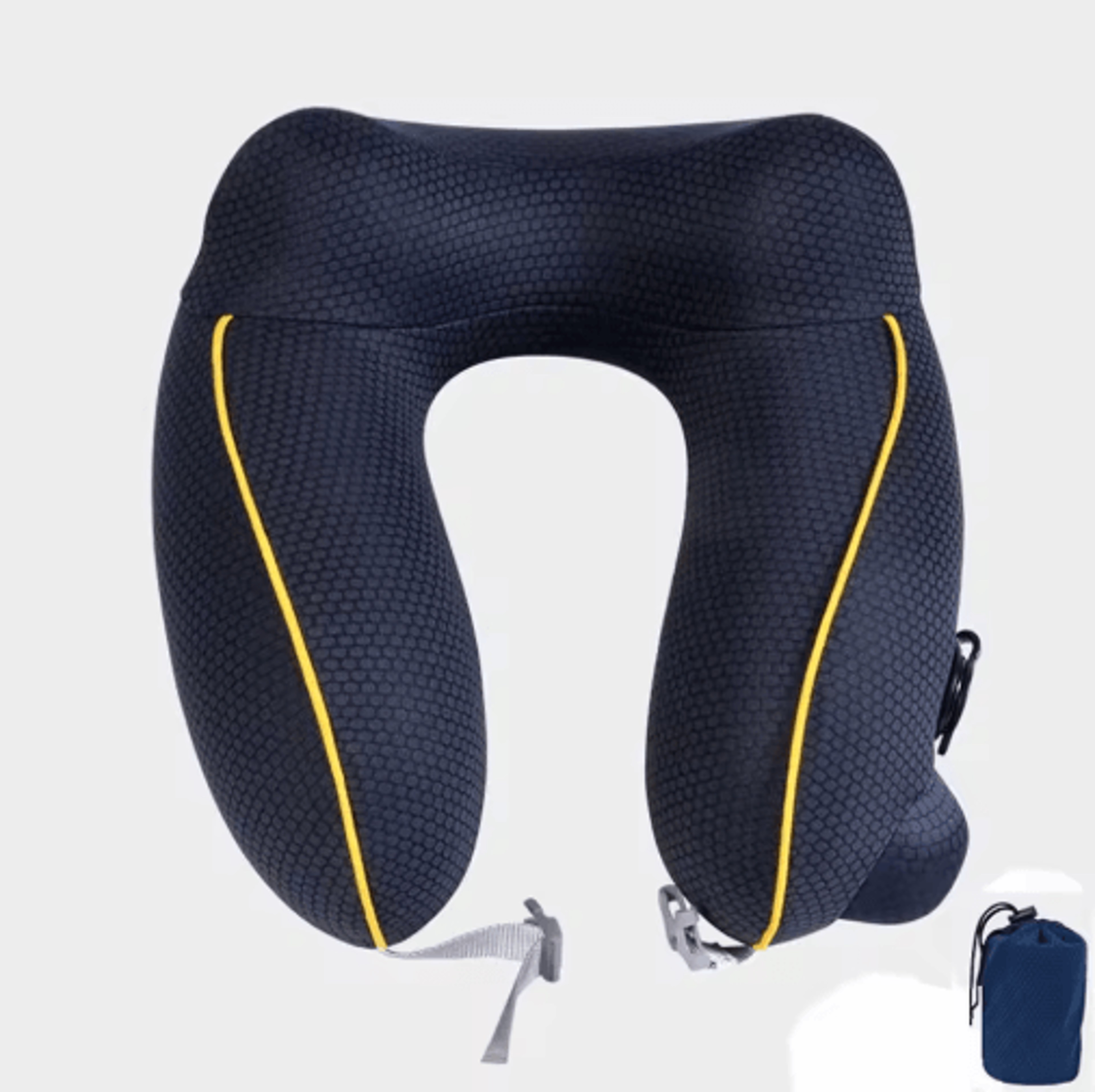 Foldable Inflatable UShaped Travel Neck Pillow 4