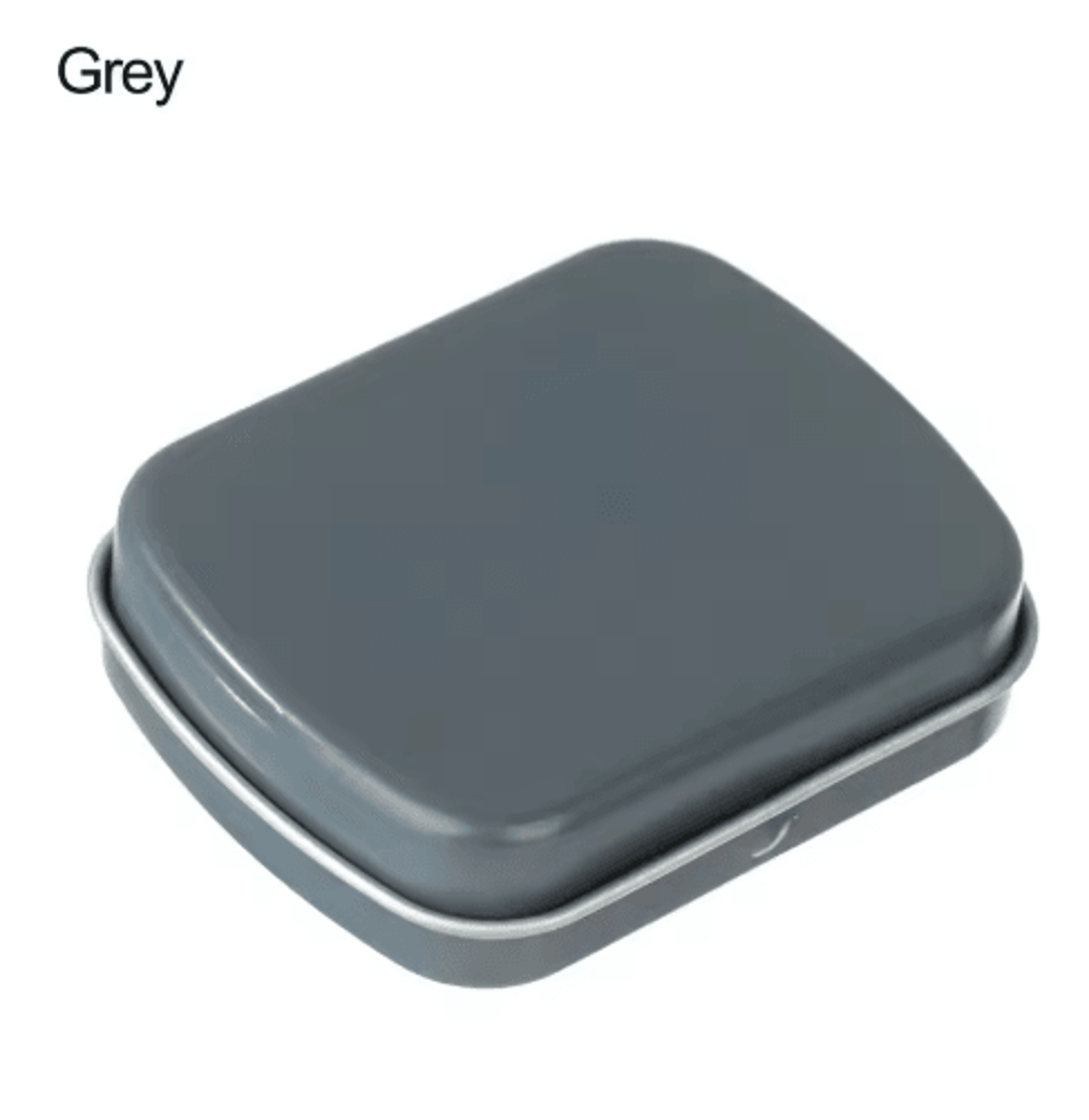 Mini Metal Hinged Tin Storage Box With Lid 3