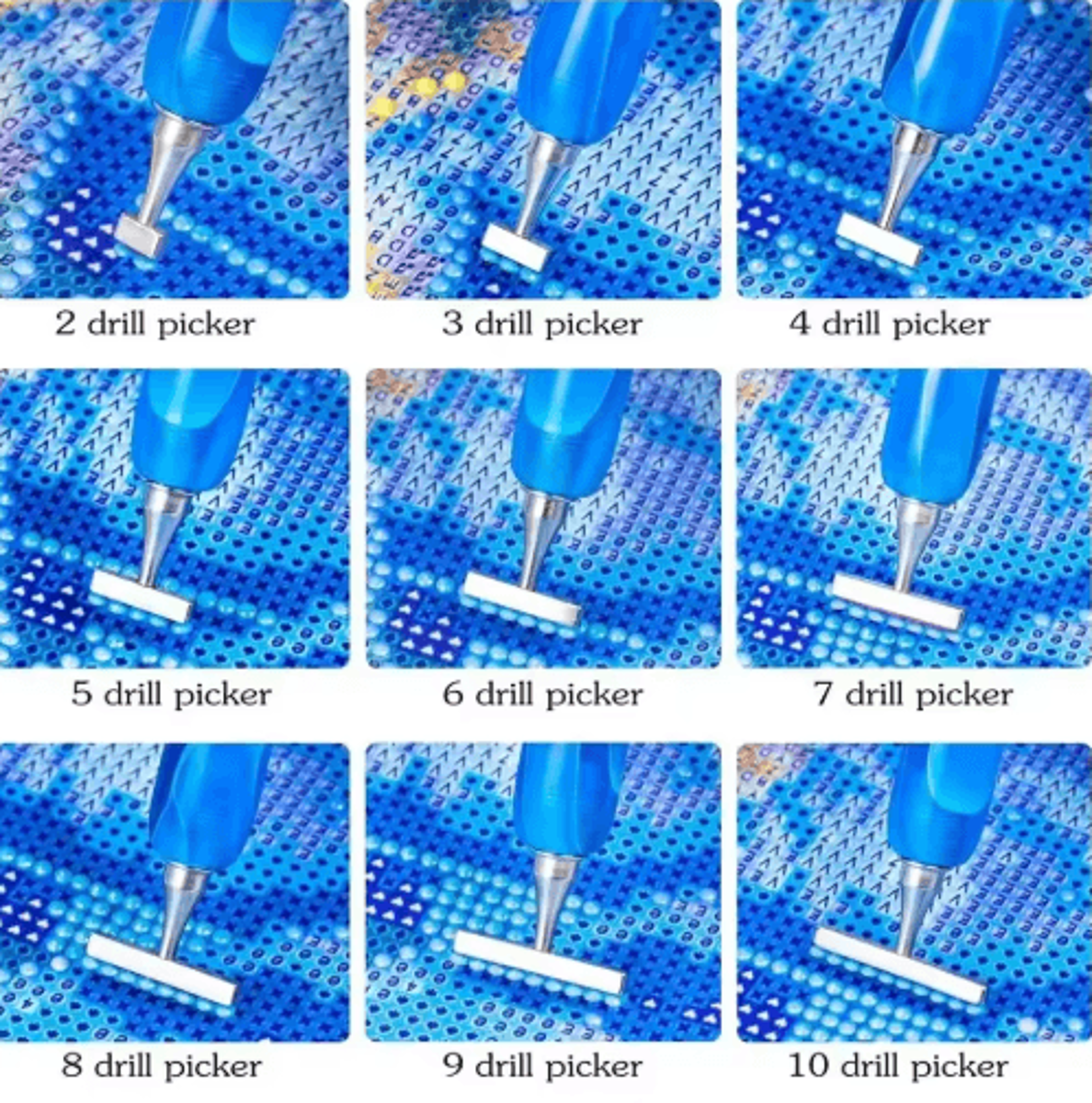 Replaceable Metal Threaded Tips For Diamond Painting Pens 12