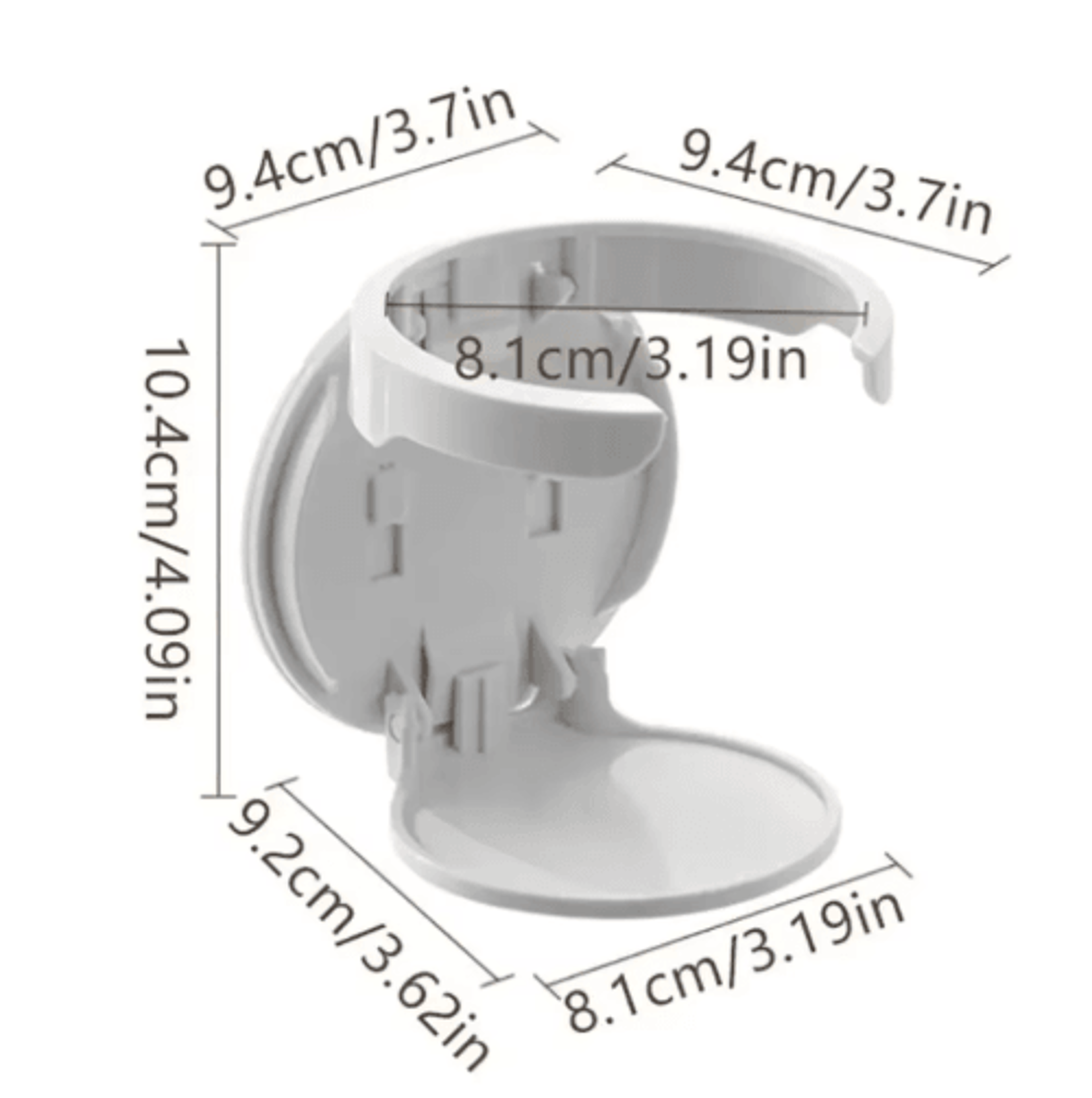 Foldable WallMounted Cup  Bottle Holder 3