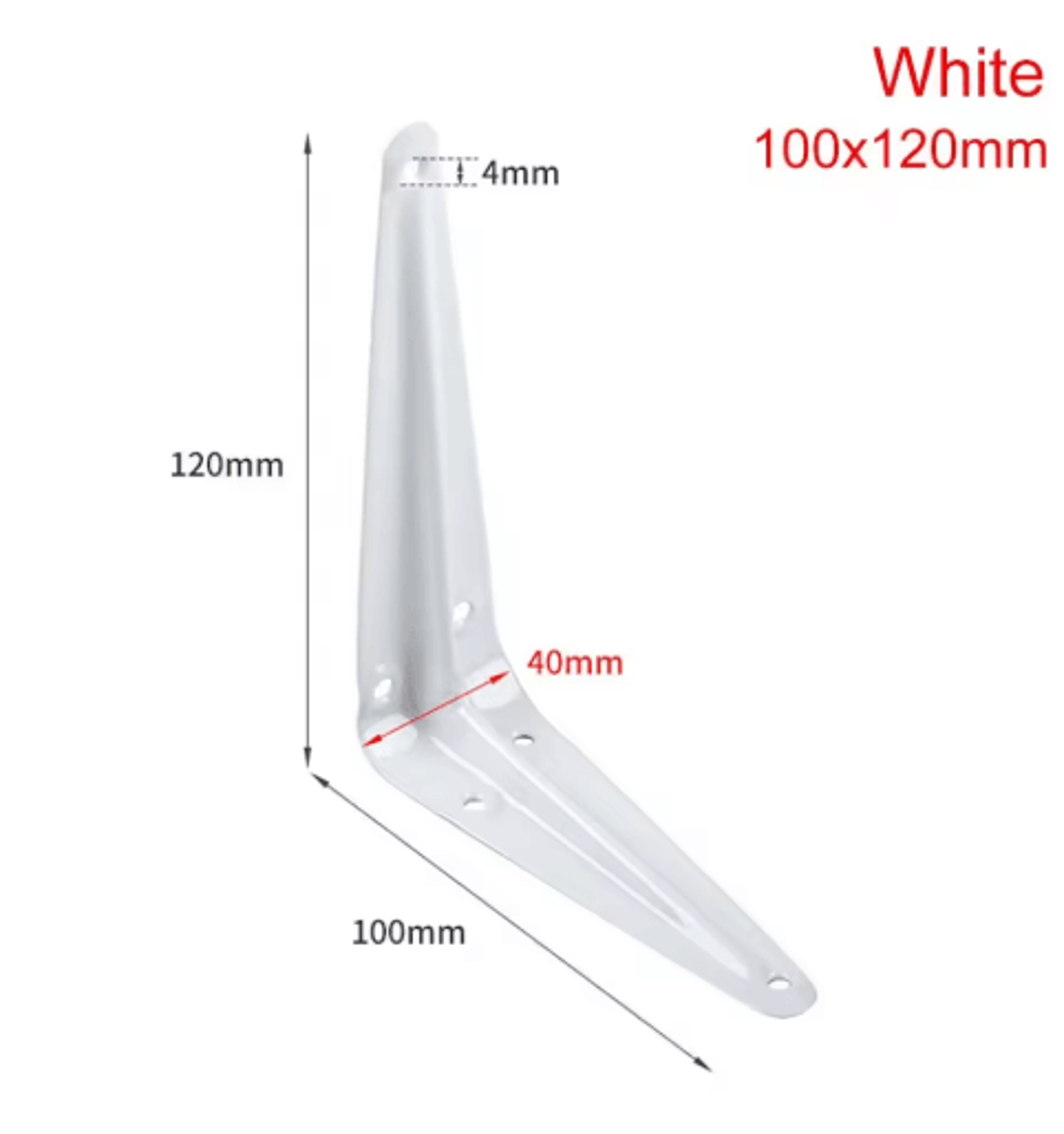 414 Inch LShaped Metal Shelf Support Bracket 6