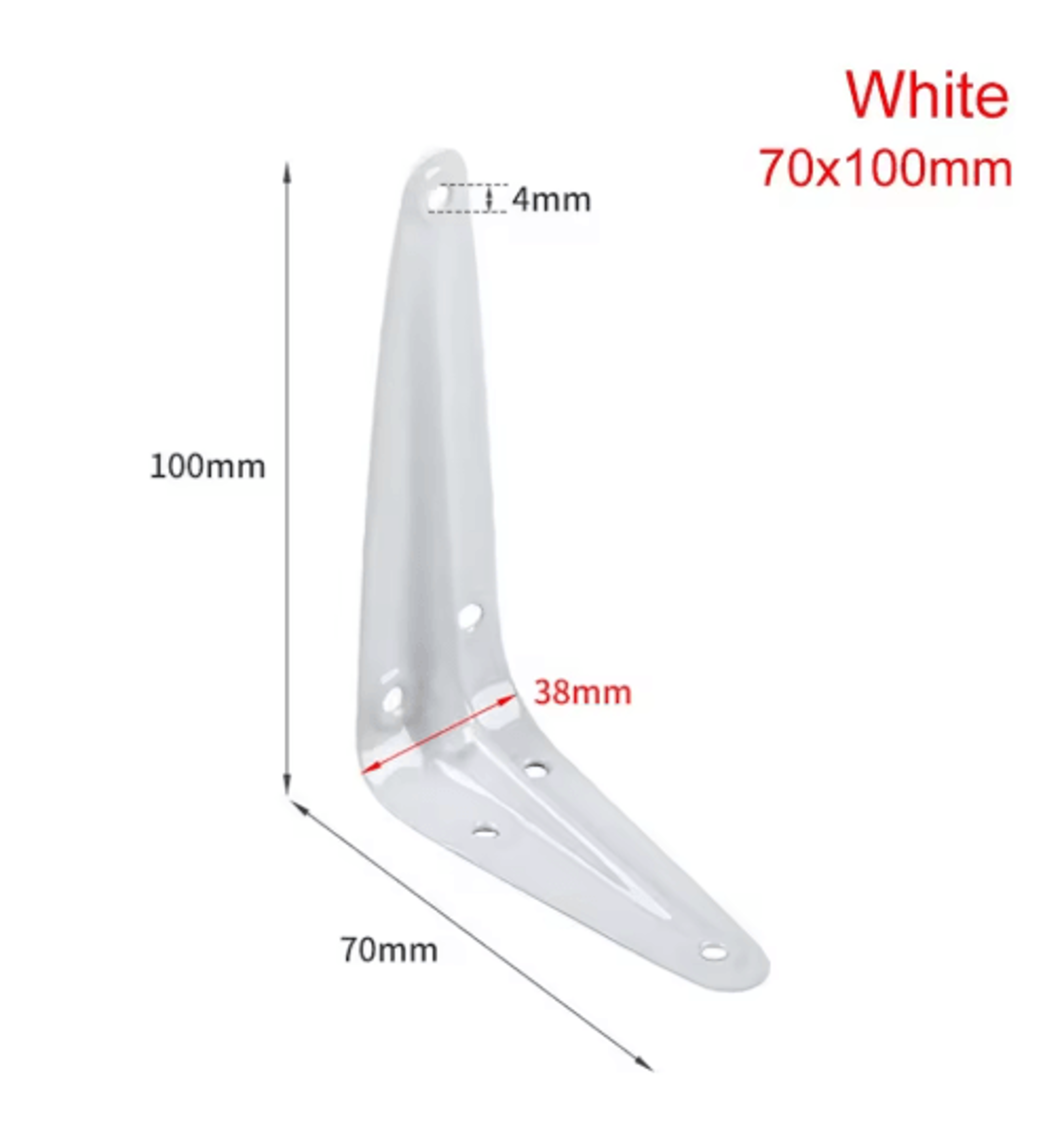 414 Inch LShaped Metal Shelf Support Bracket 14