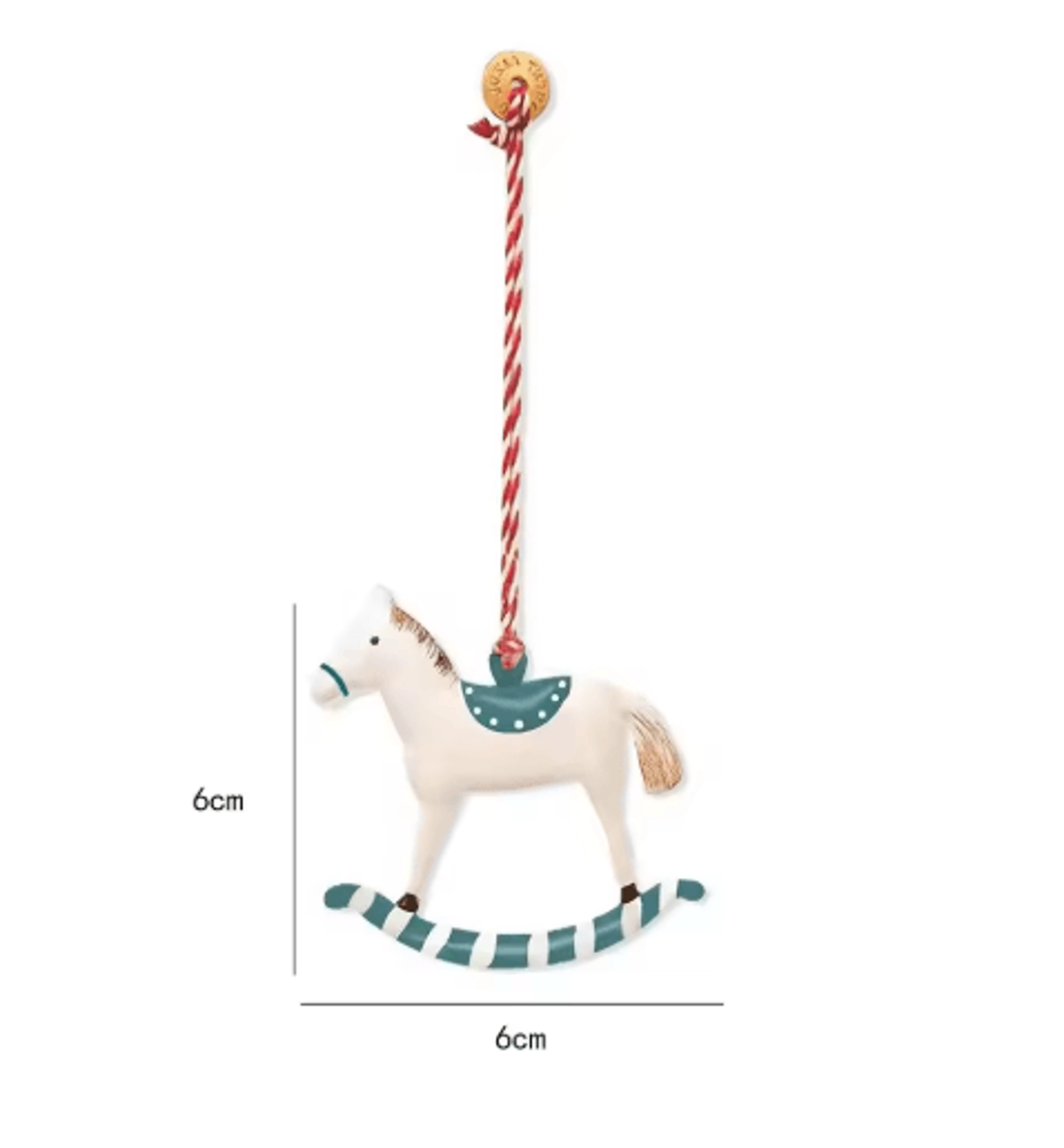 Nordic Iron Christmas Hanging Tree Ornament 9