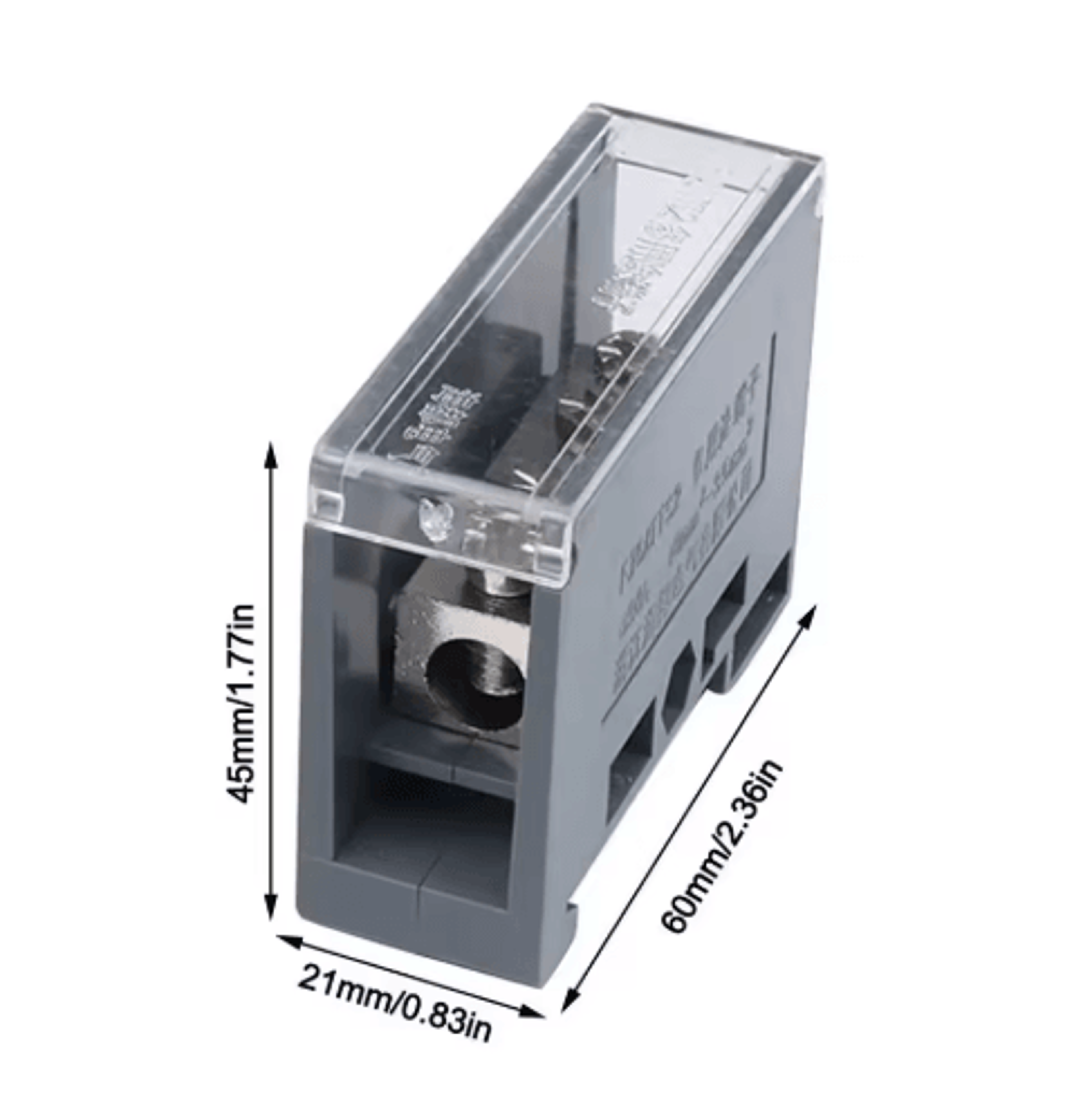 150A DIN Rail Power Distribution Terminal Block 7