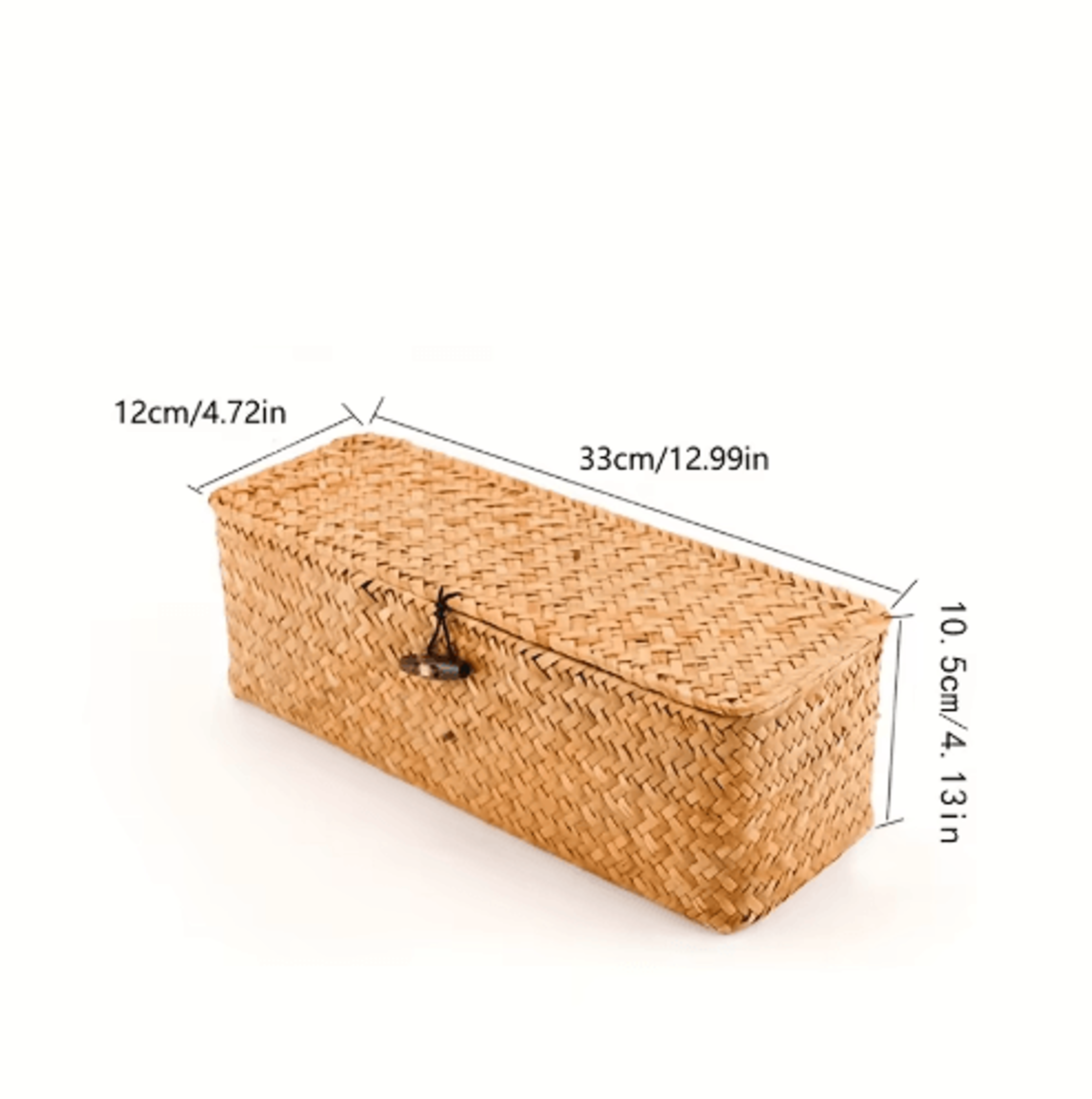 Handwoven Partitioned Storage Basket With Compartments 4