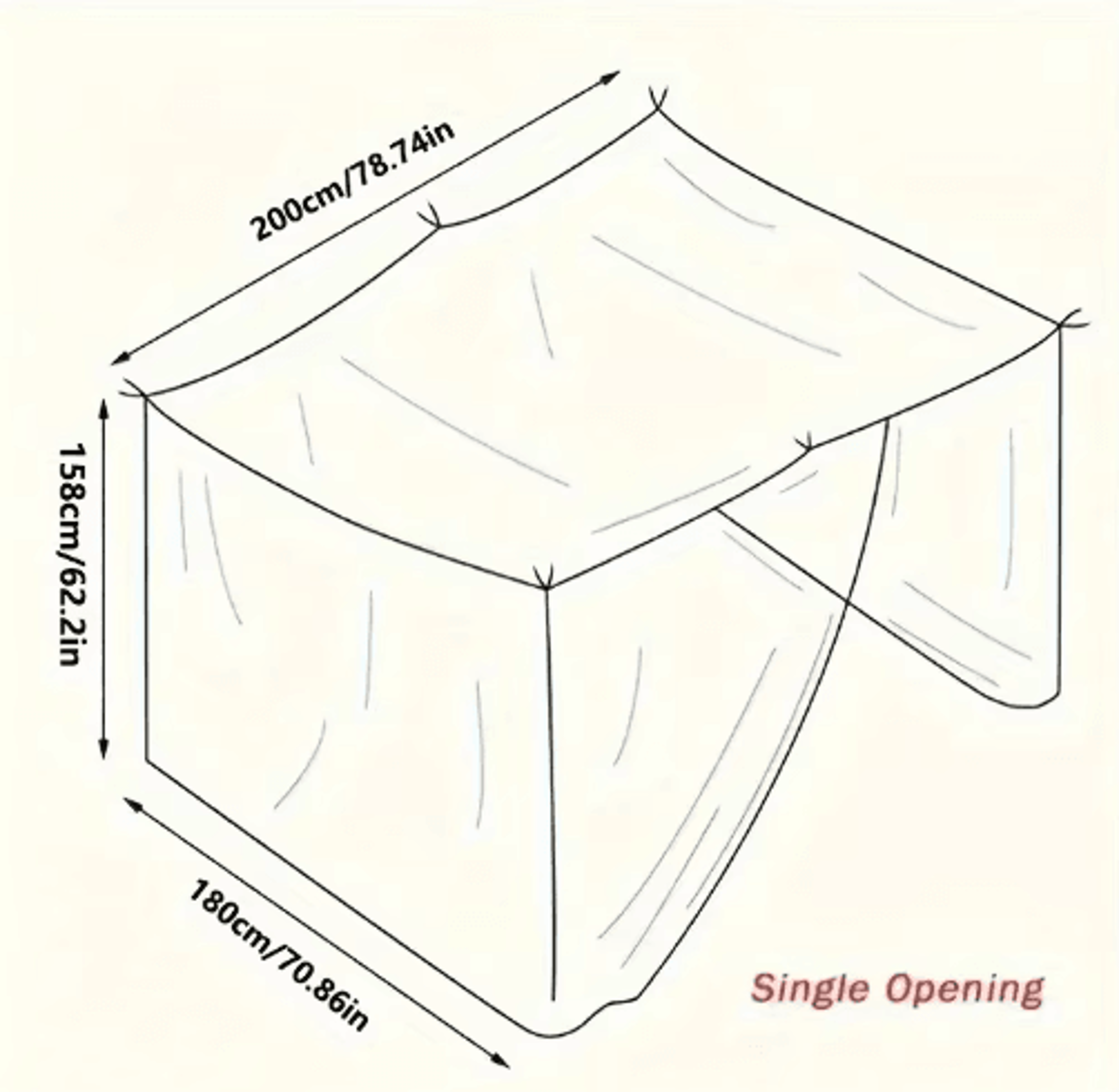 Portable Foldable Mosquito Net Sleeping Tent 5