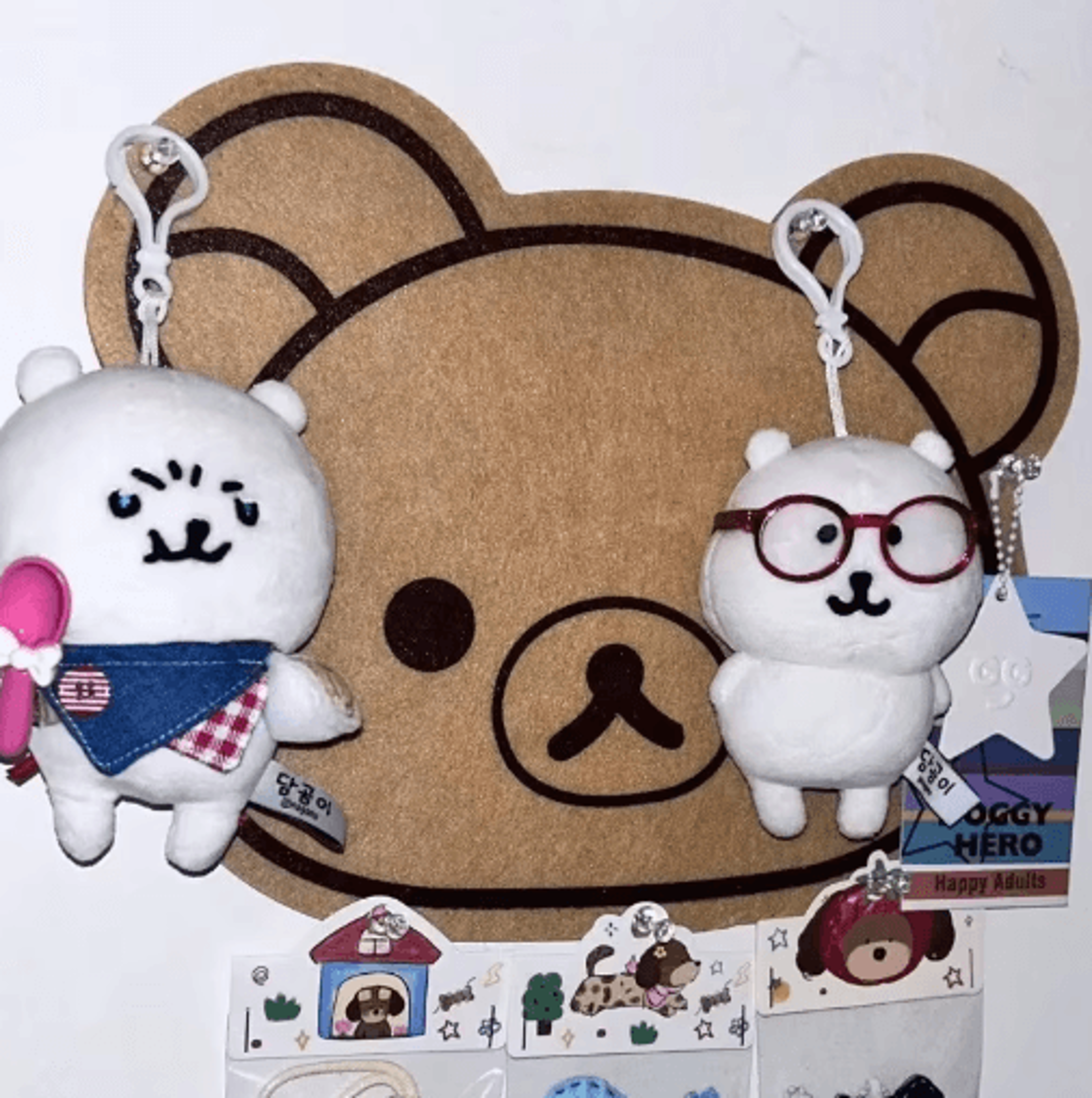 Cute Bear Felt Wall Decor Panel For Kids Rooms 2