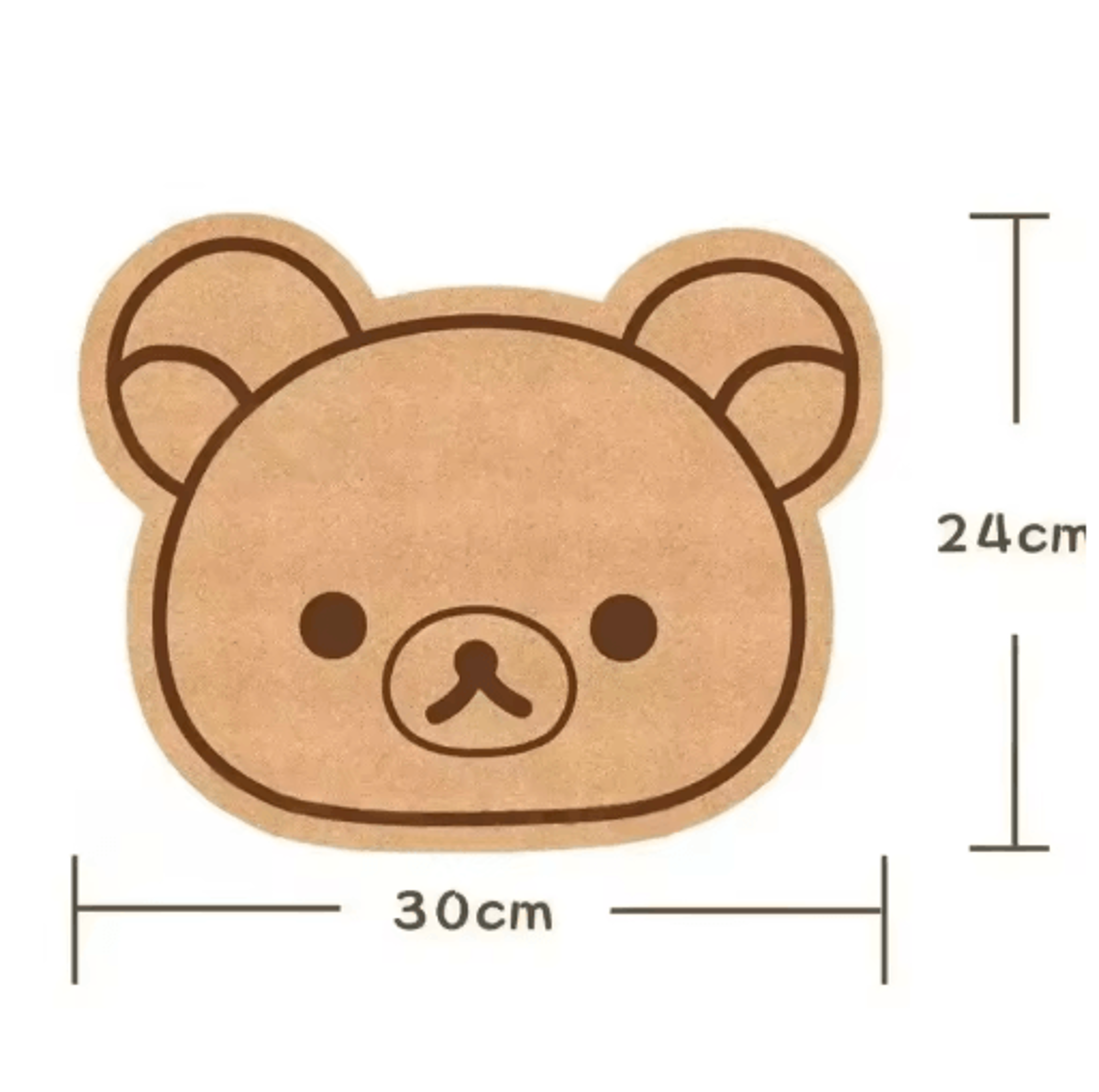 Cute Bear Felt Wall Decor Panel For Kids Rooms 1
