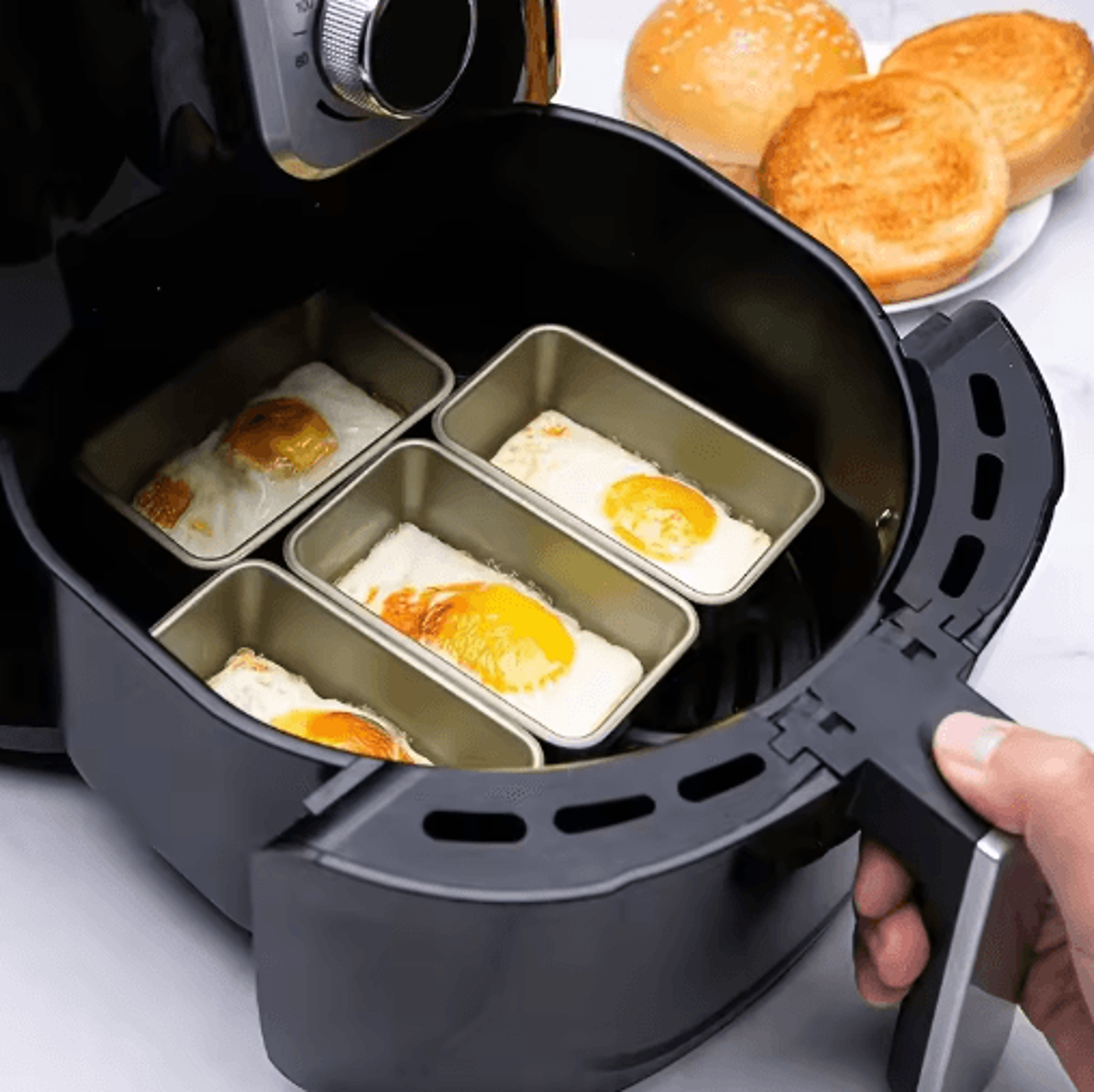 3Piece NonStick Air Fryer Baking Pan Set 5