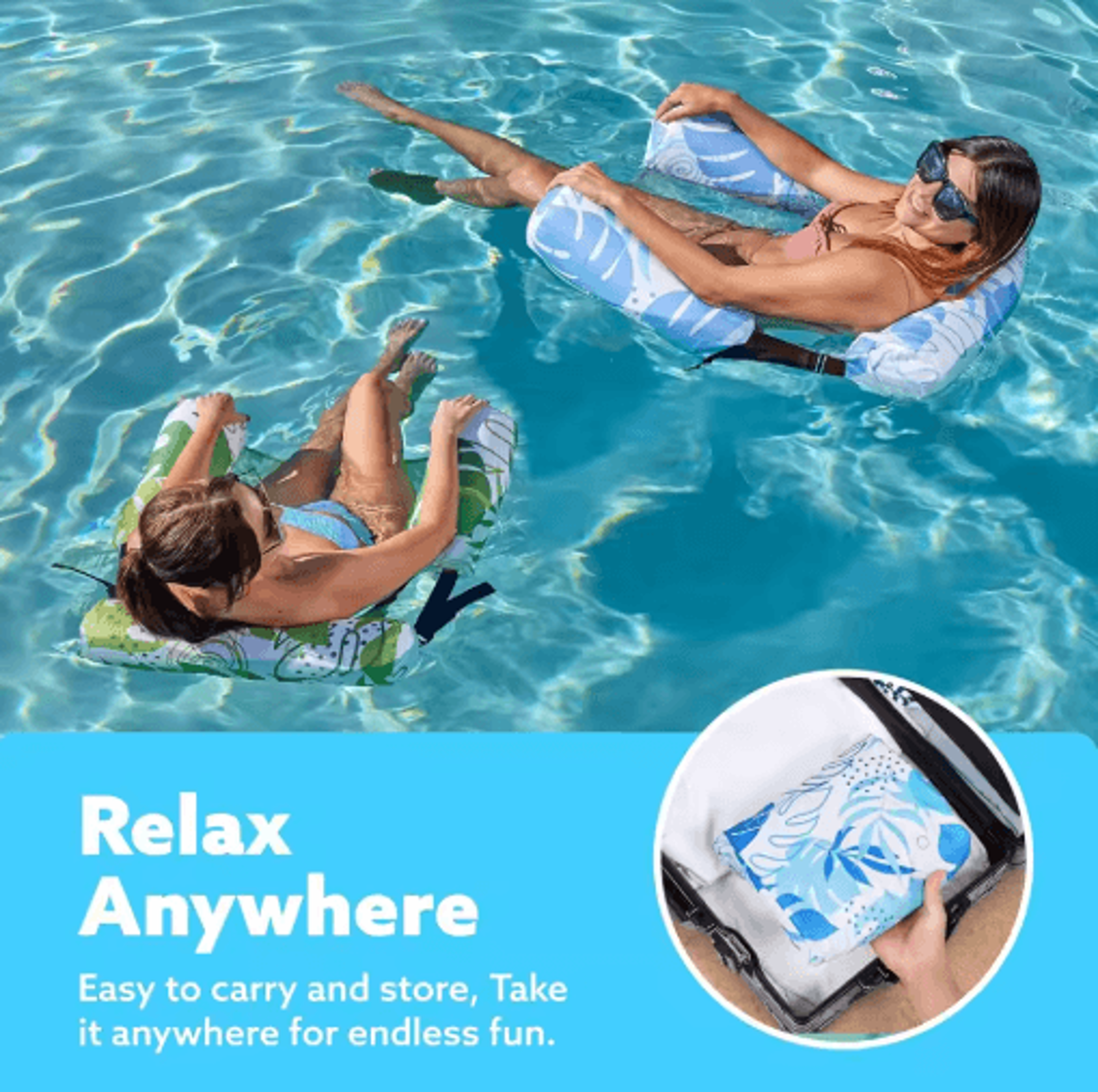 Inflatable Pool Lounge Chair For Adults 3