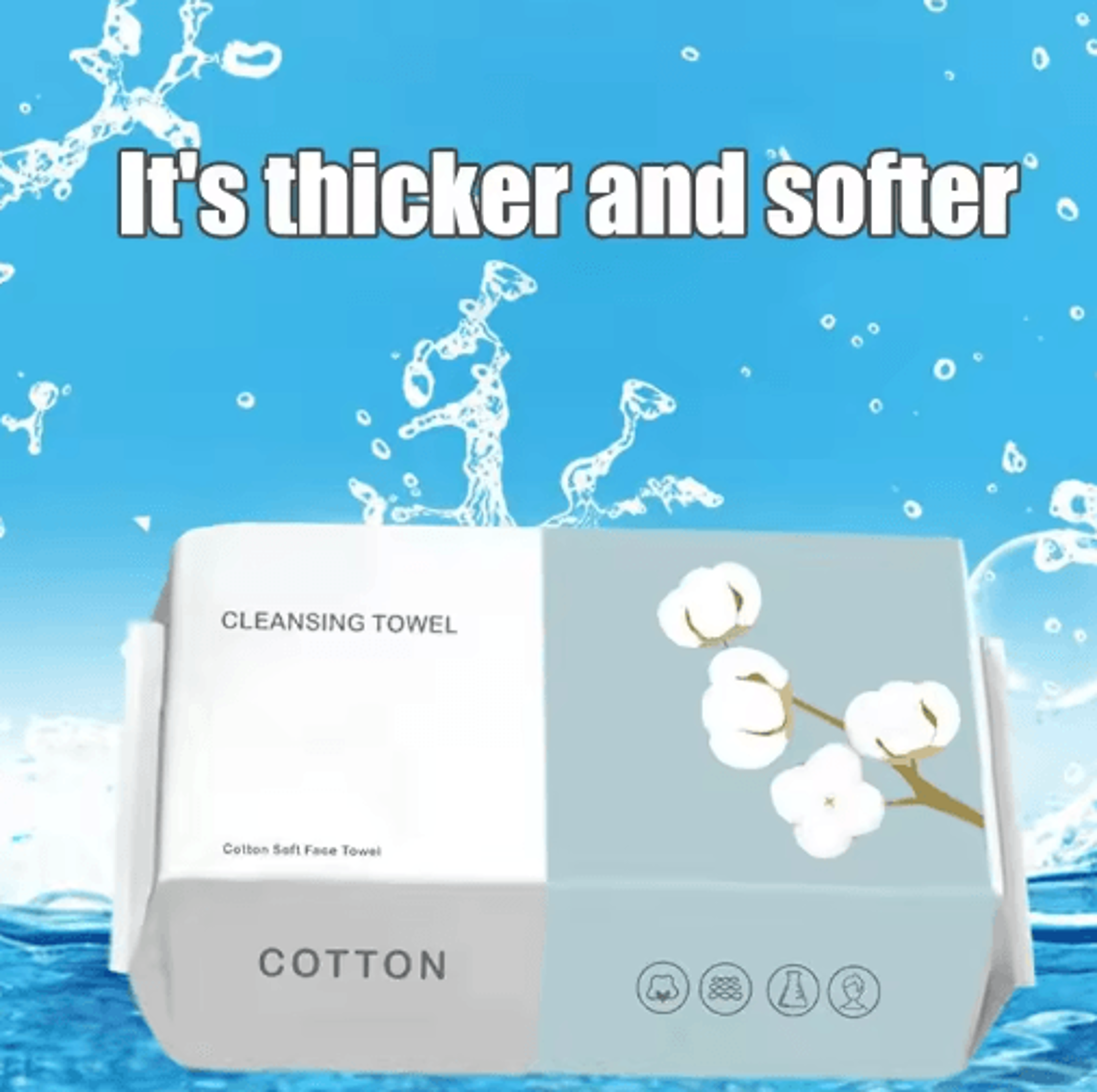 100Piece Disposable Facial Cleansing Towels 5