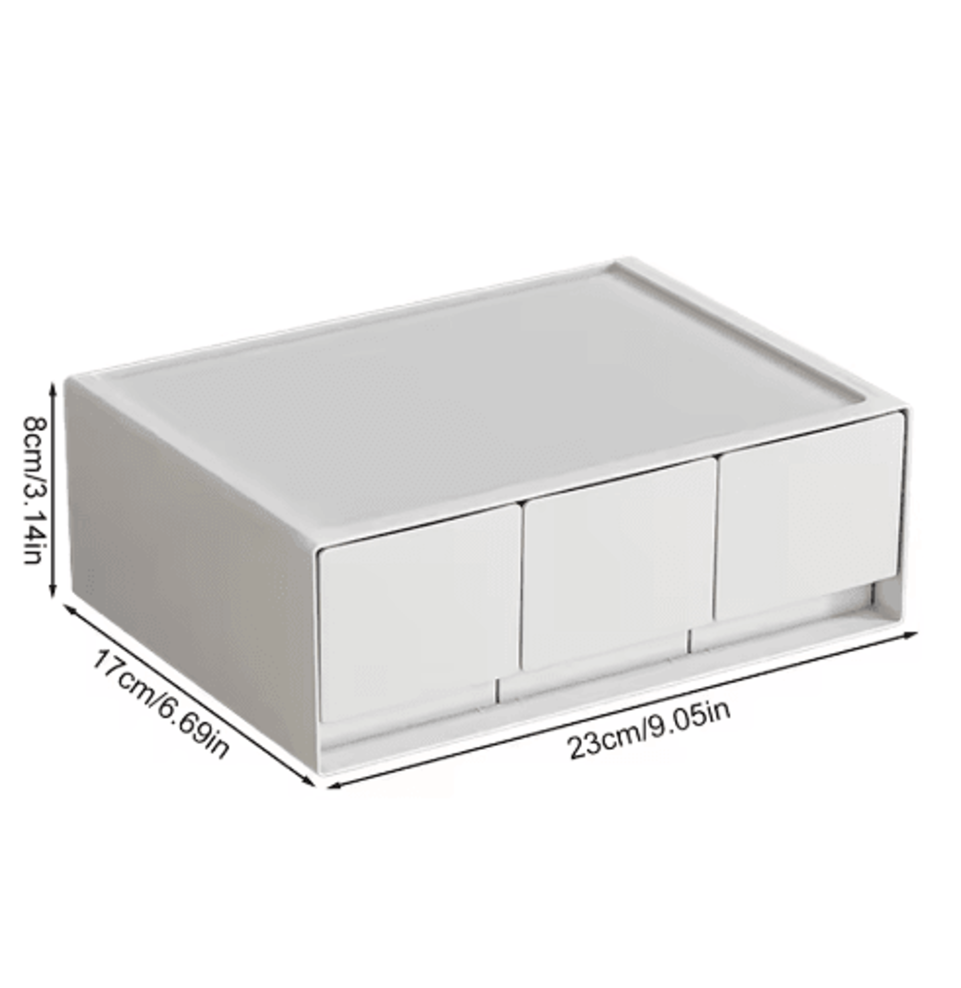 MultiLayer Stackable Desktop Drawer Organizer  Stationery Jewelry  Office Storage Cabinet 4