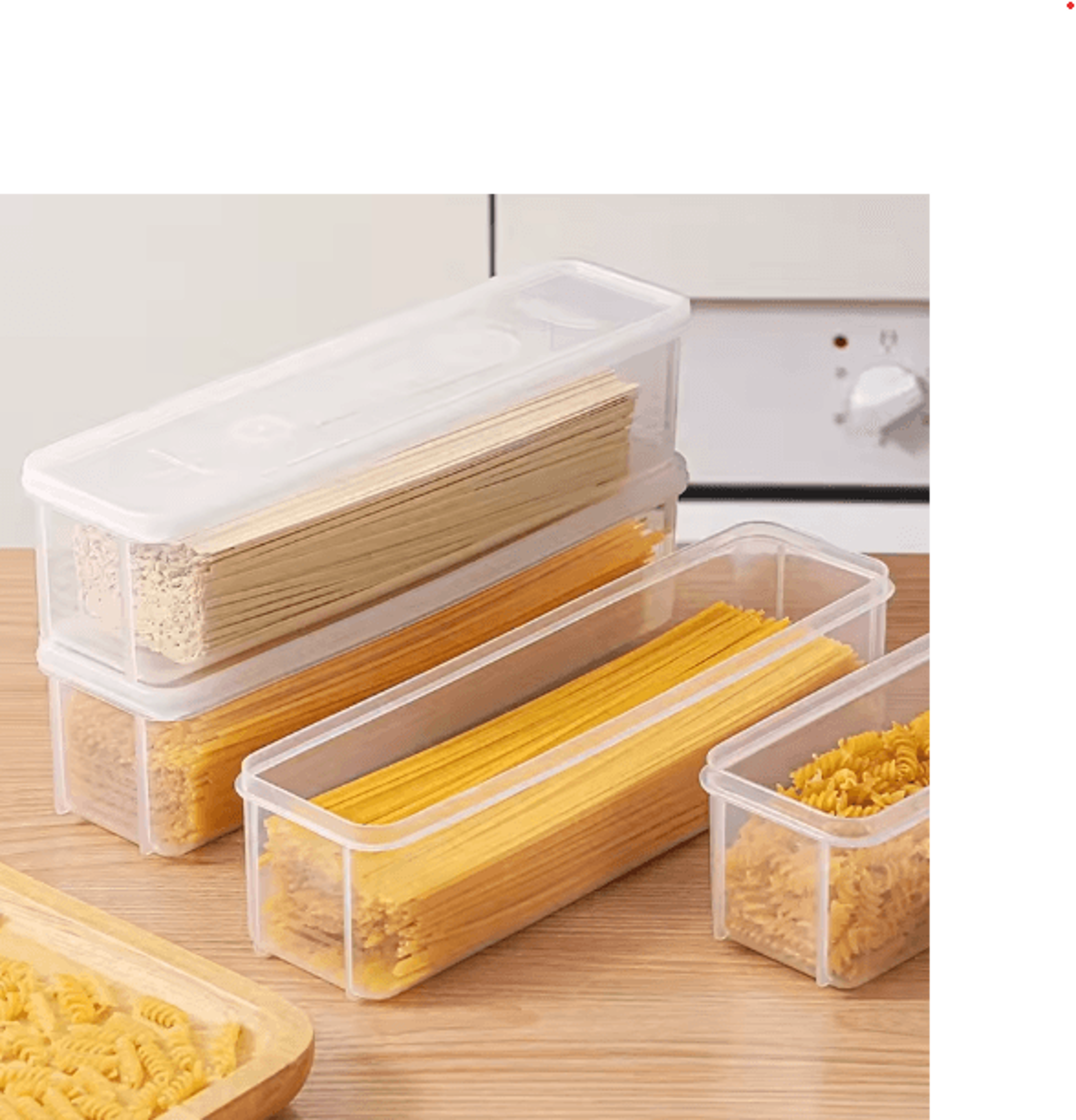 Transparent Refrigerator FreshKeeping Storage Box  Sealed Food Organizer Container 6