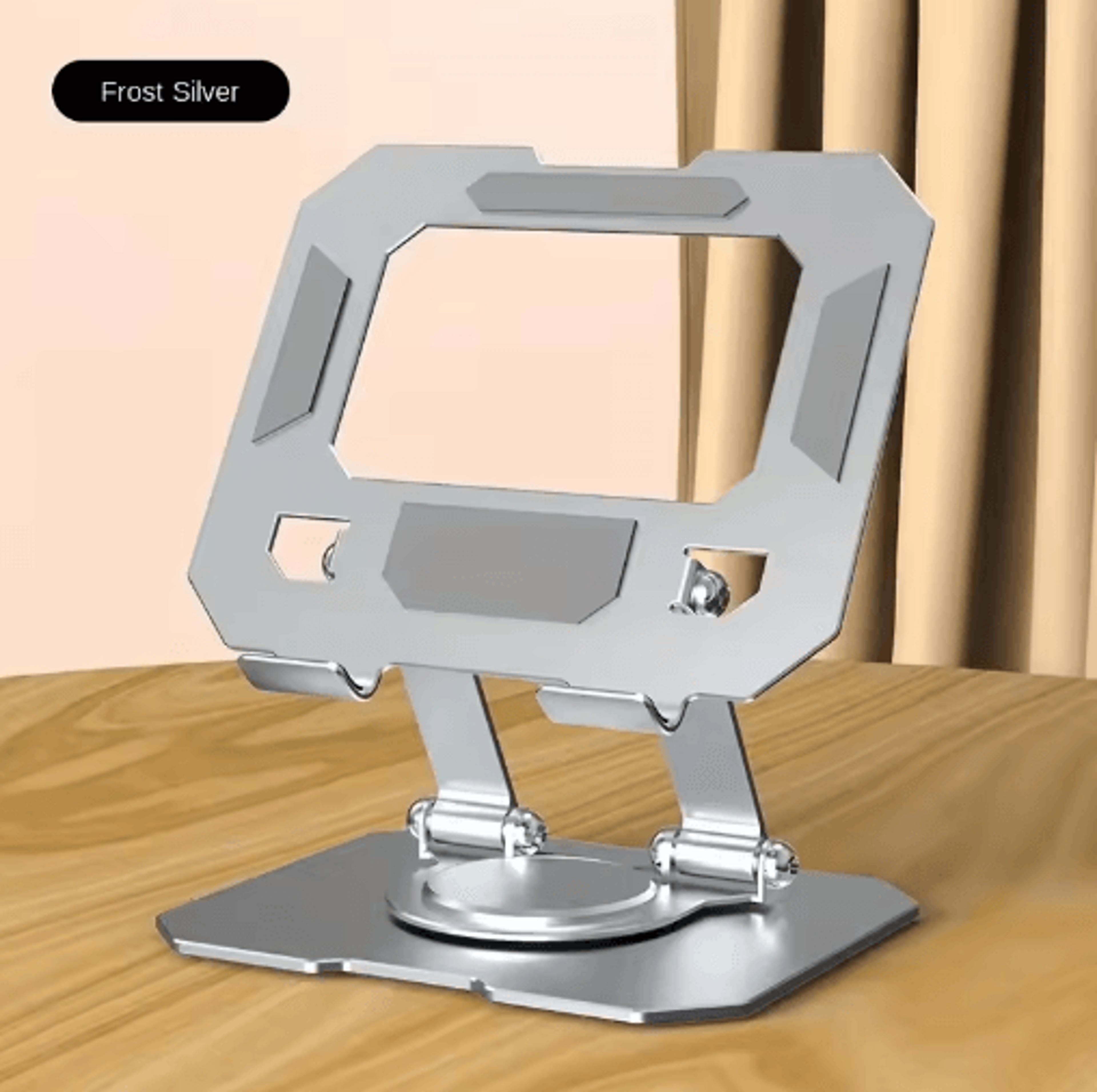 360 Rotating Tablet Stand  Adjustable Foldable Desktop Holder For Tablets  Phones 2